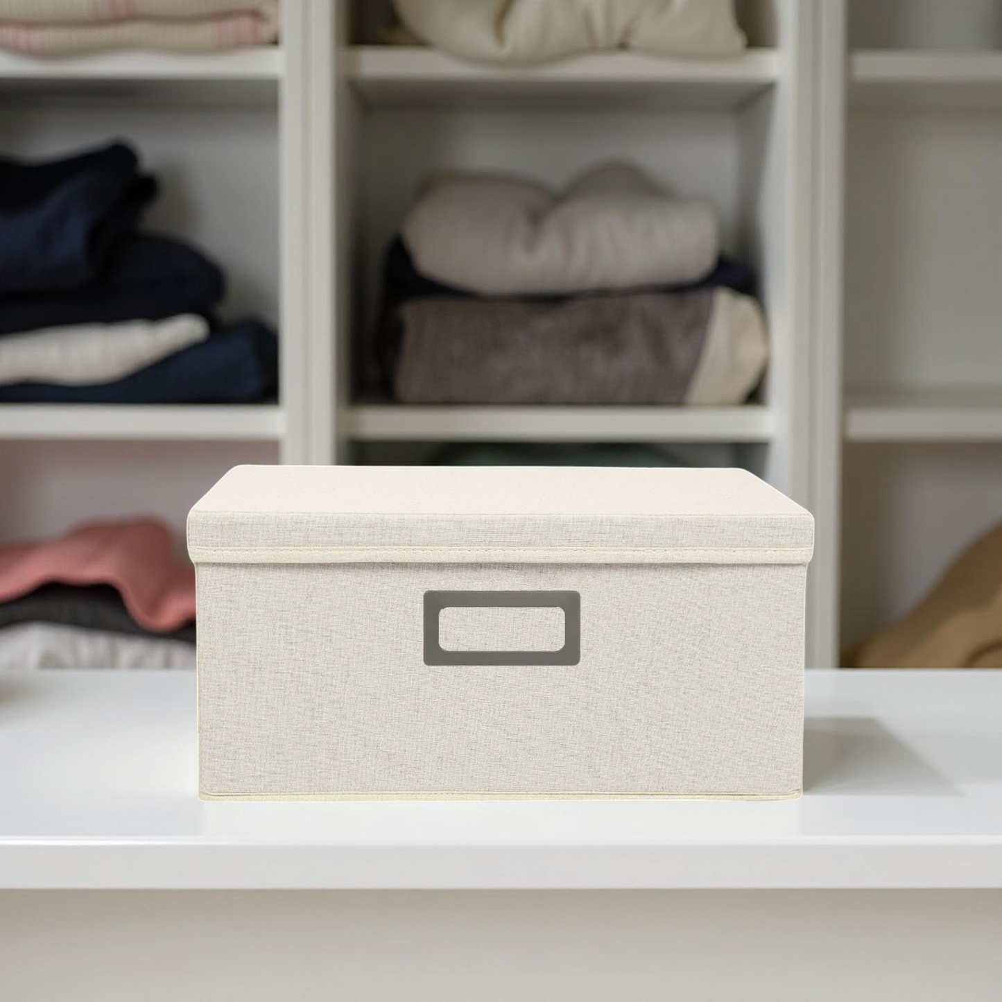 Foldable Storage Box with Lid