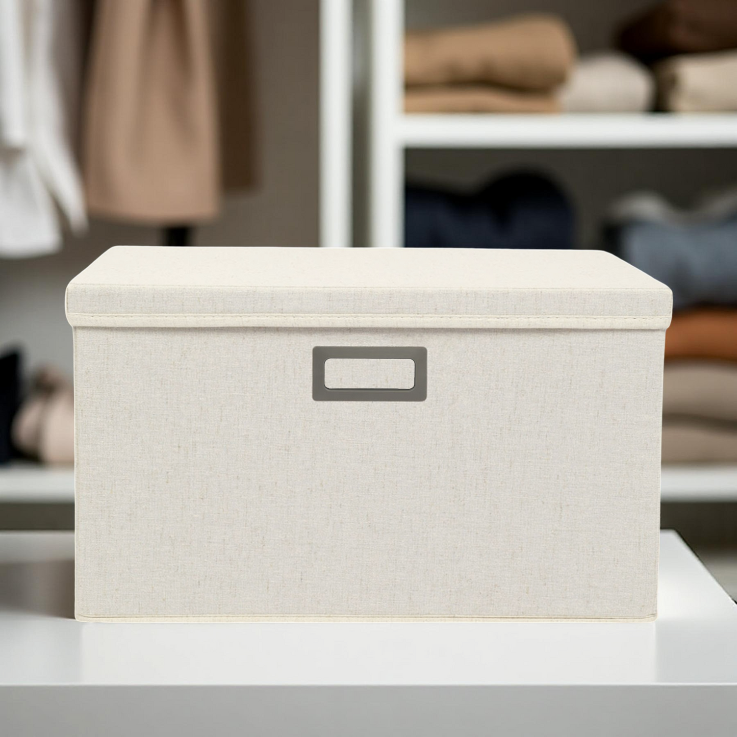 Foldable Storage Box with Lid
