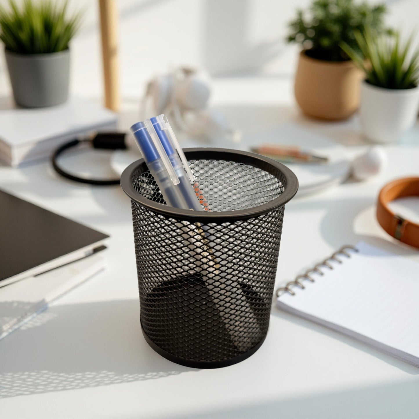 Round Mesh Stationery Organiser