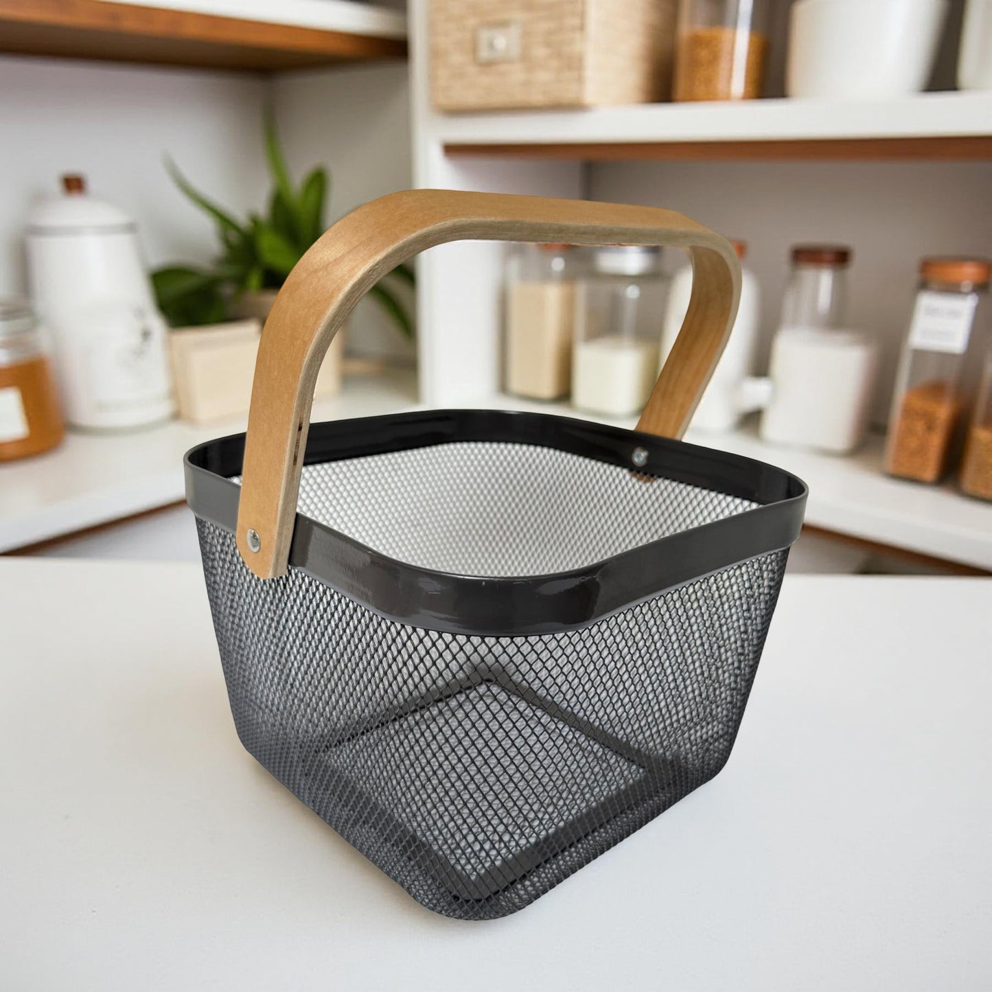 Square Mesh Storage Basket