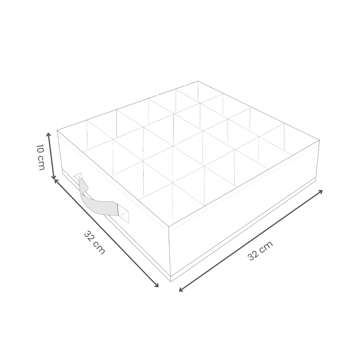 Storage Organiser with Compartments