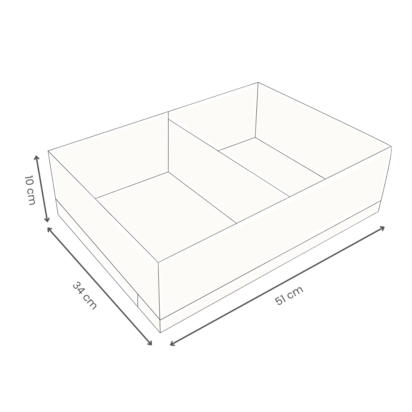 Storage Organiser with Compartments