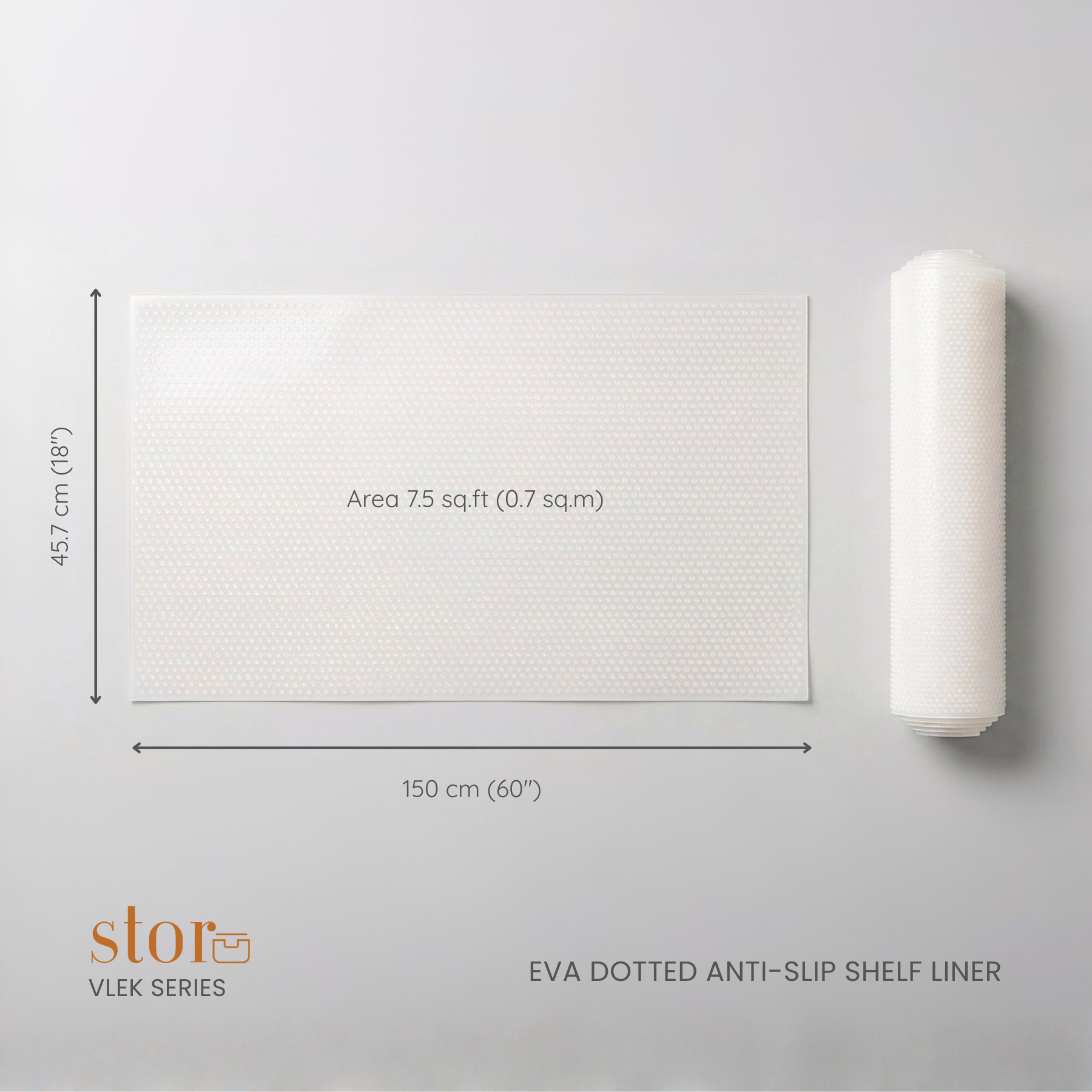 Dotted Anti-Slip Shelf Liner