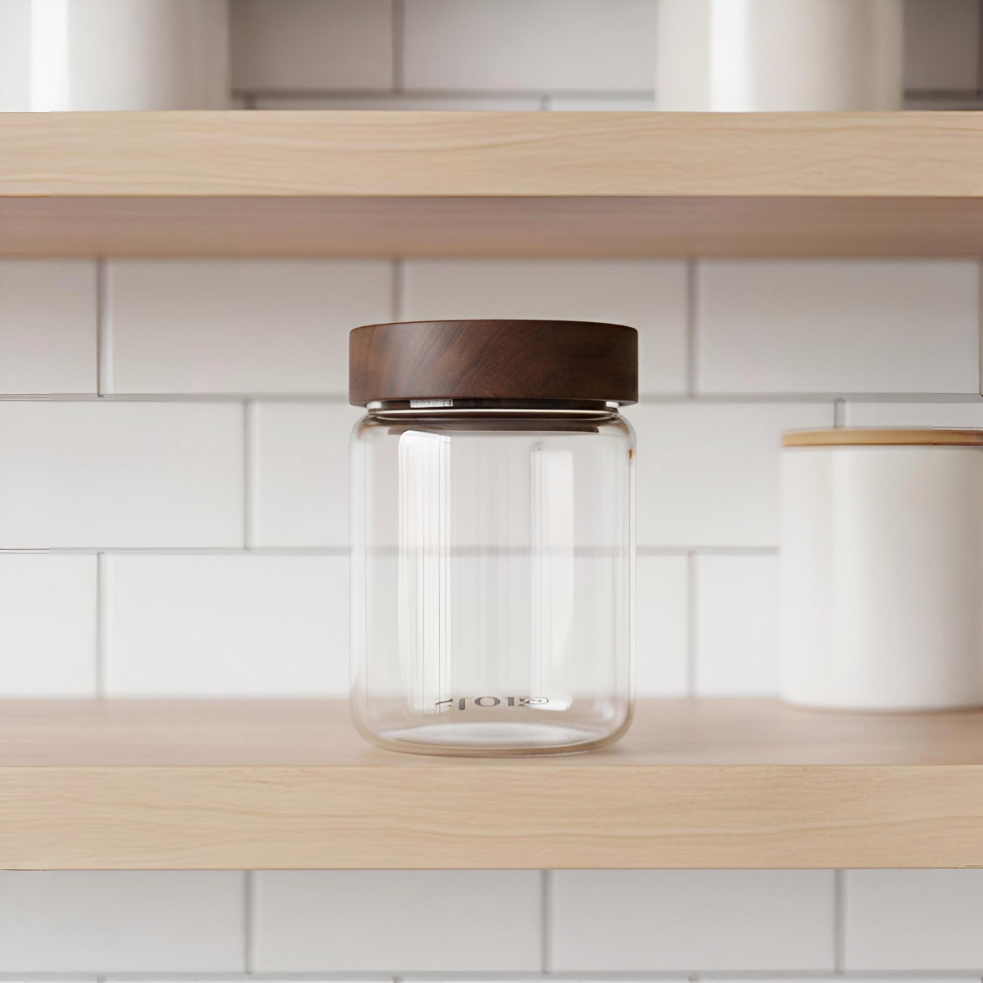 Borosilicate Glass Storage Jar 900ML