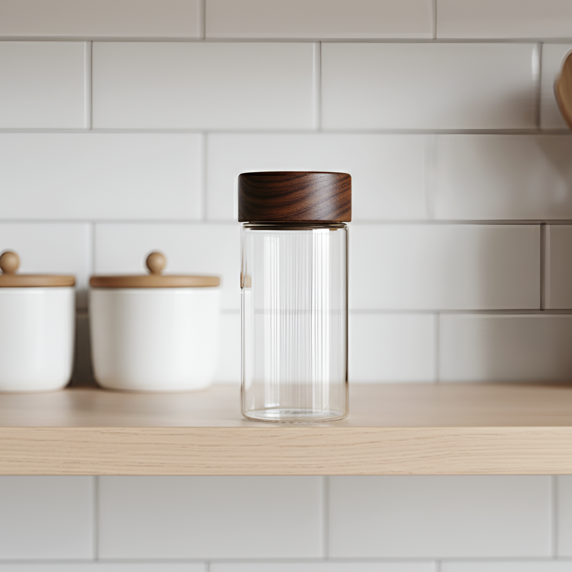 Borosilicate Glass Storage Jar 120ML
