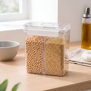 Dual Compartment Dry Food Storage Container- 4.5L