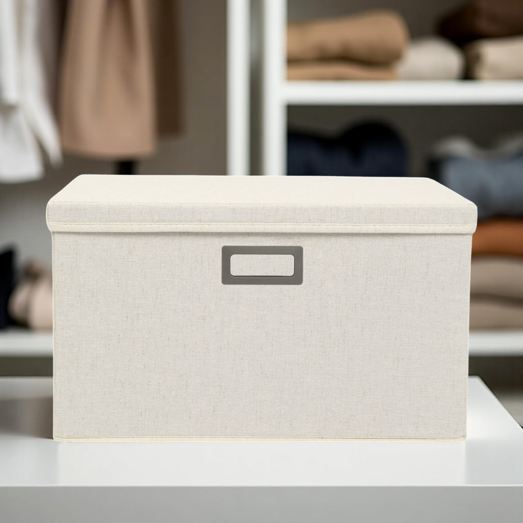 Foldable Storage Box with Lid