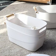 Storage Bin with Wooden Handle- 3.5L