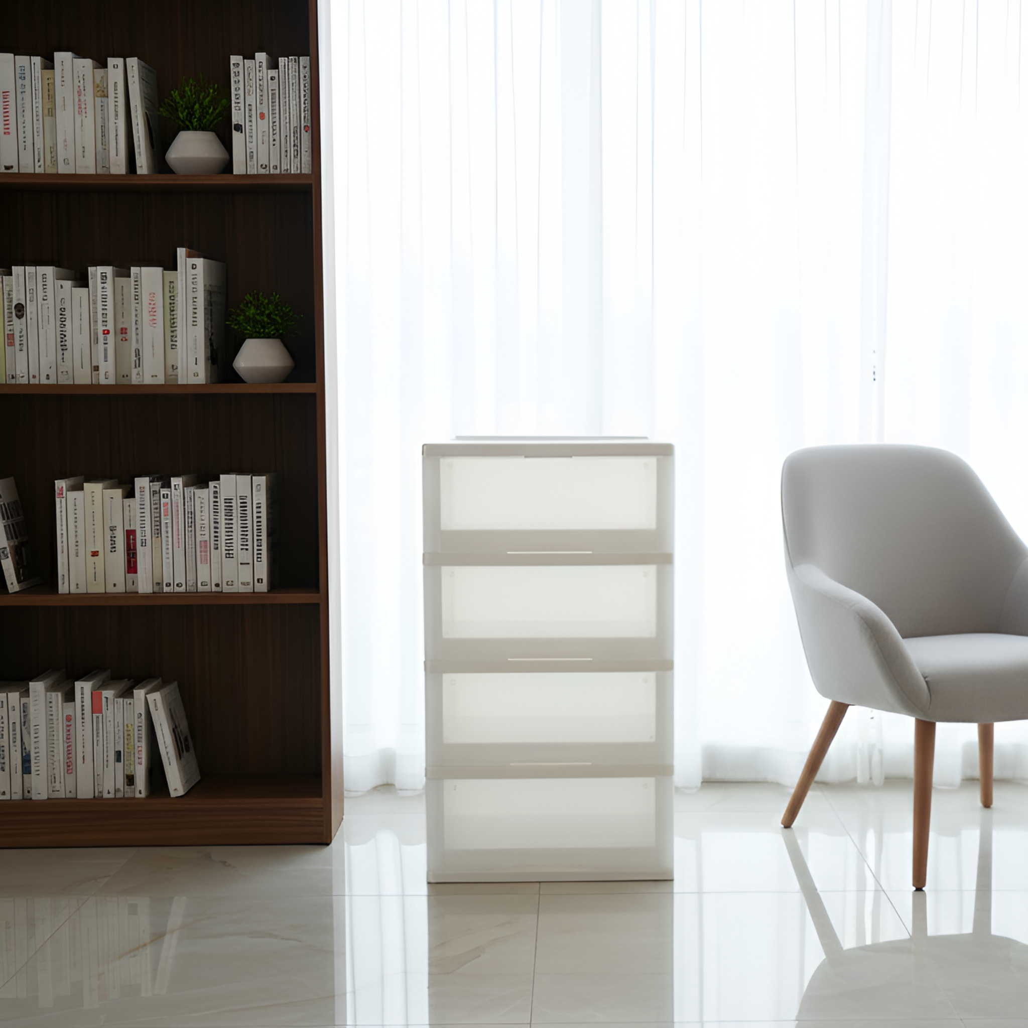 Modular 4-Drawer Set Storage Unit