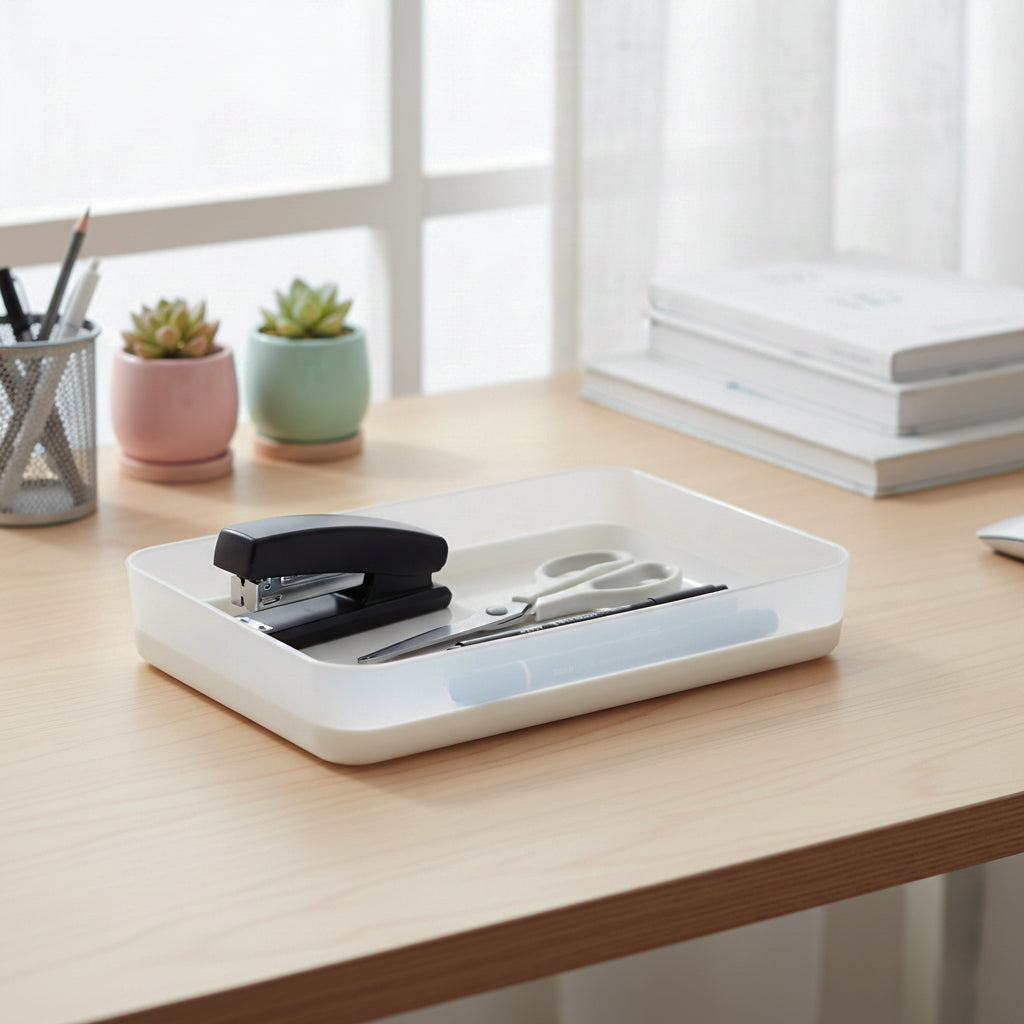 Modular Storage Organiser- Ecru White