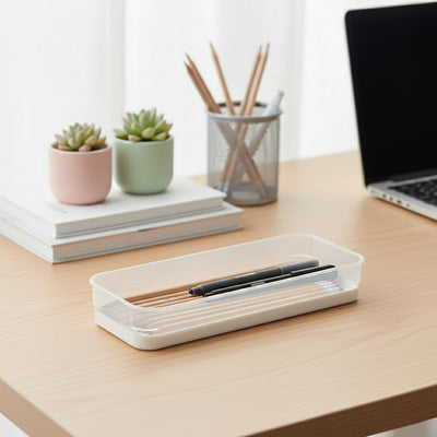 Modular Storage Organiser- Ecru White