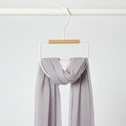 Metal Tie/ Scarf Hanger- Ecru + Natural