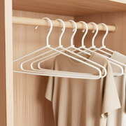 Luxury clothes hangers in white