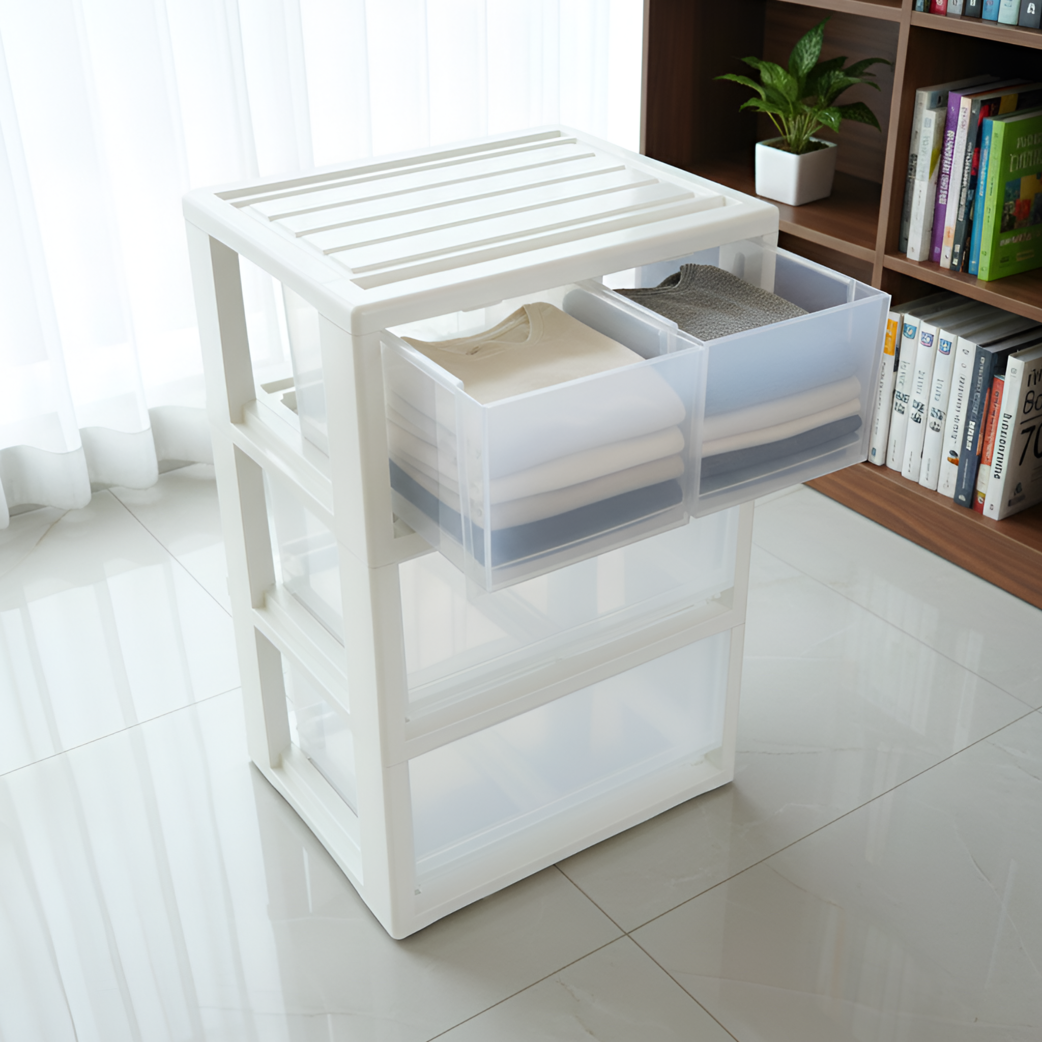 Modular 4-Drawer Set Storage Unit