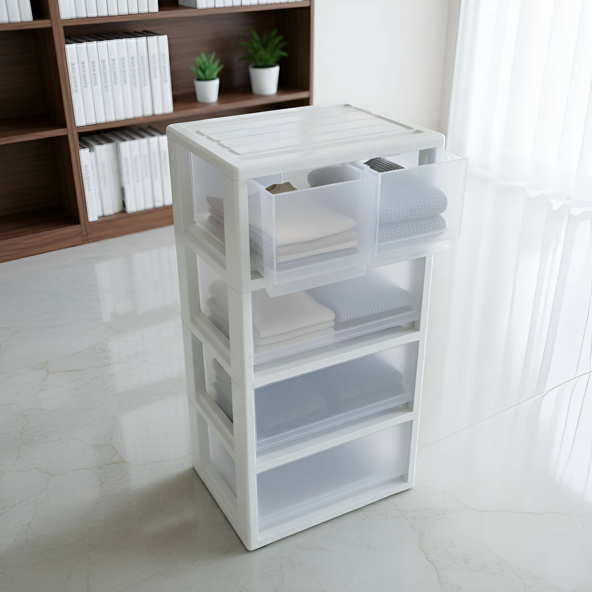 Modular 5-Drawer Set Storage Unit