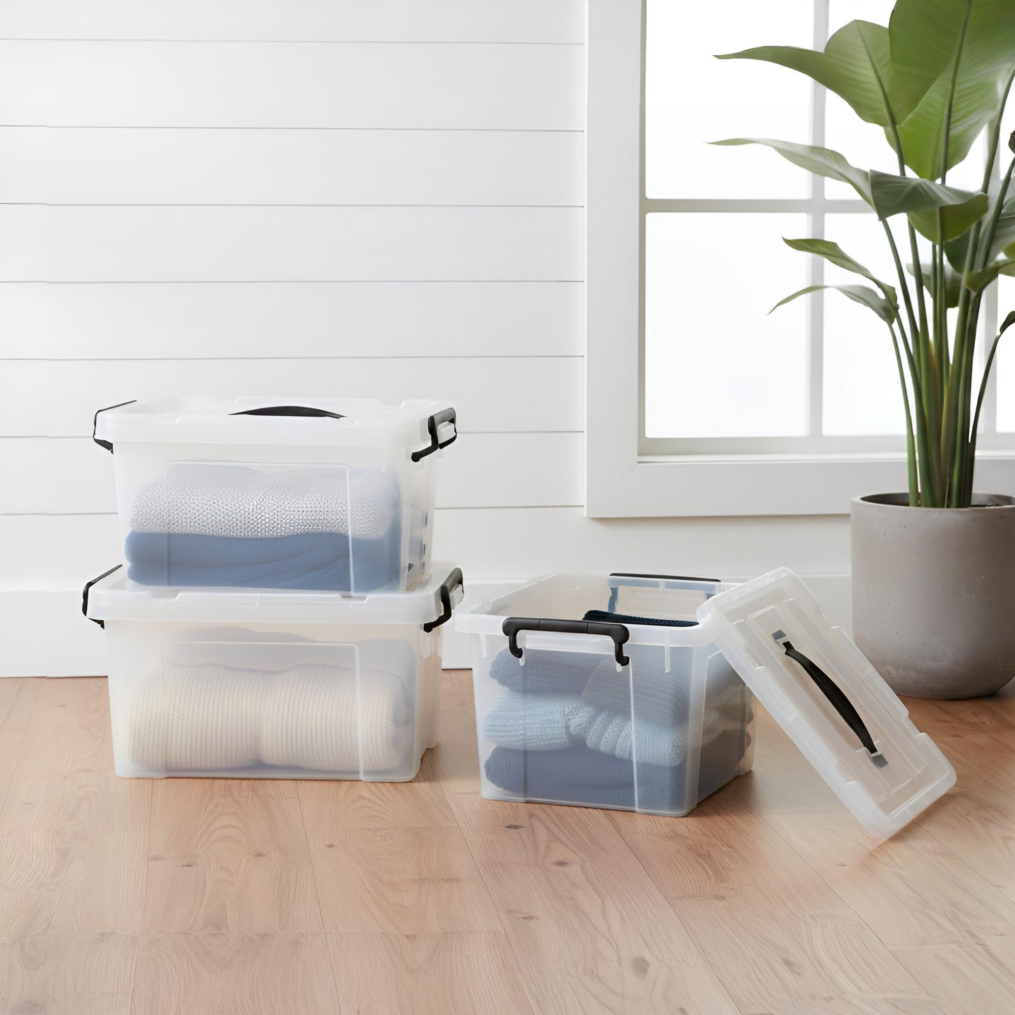 Stackable Storage Box with Lid- 8.5L