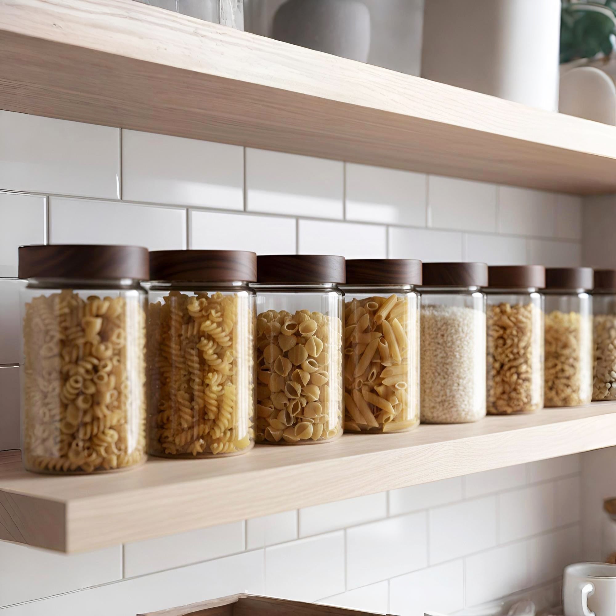 Borosilicate Glass Storage Jar 900ML