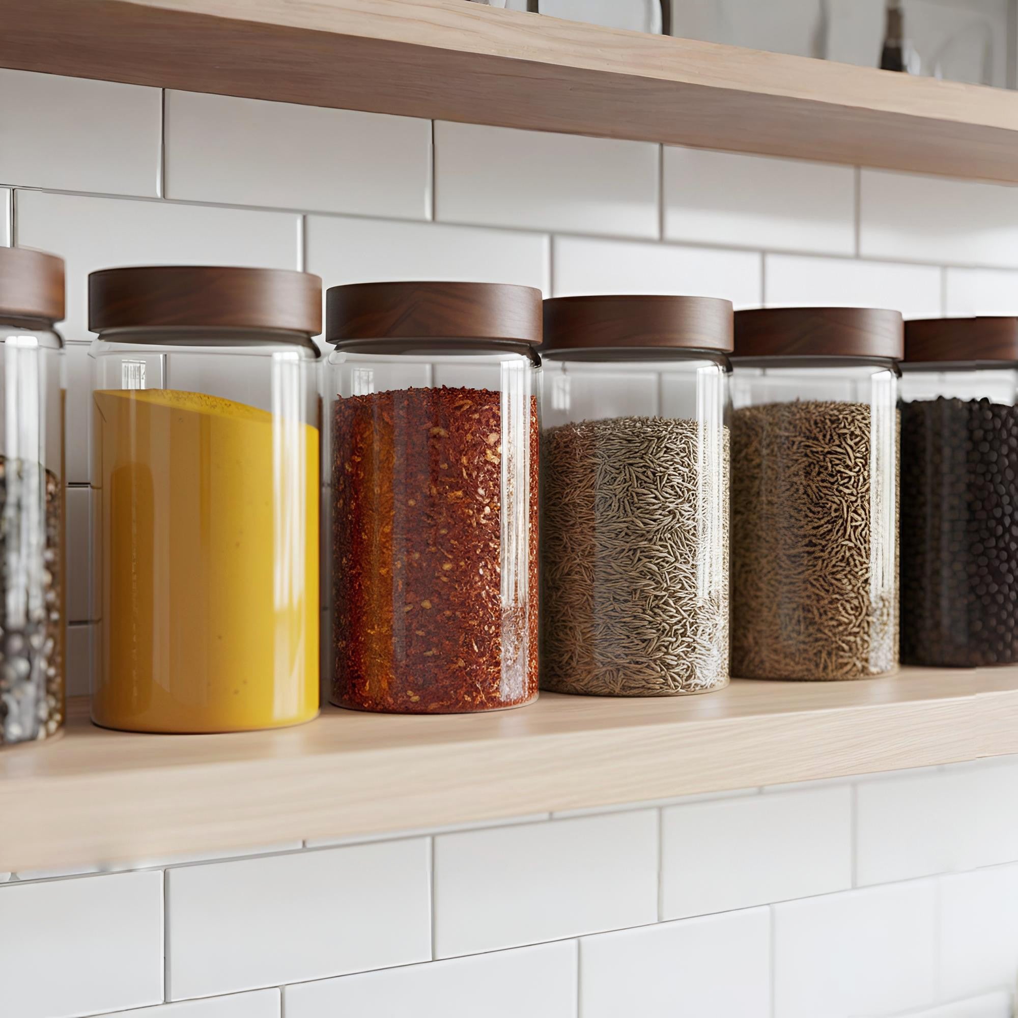 Borosilicate Glass Storage Jar 1500ML