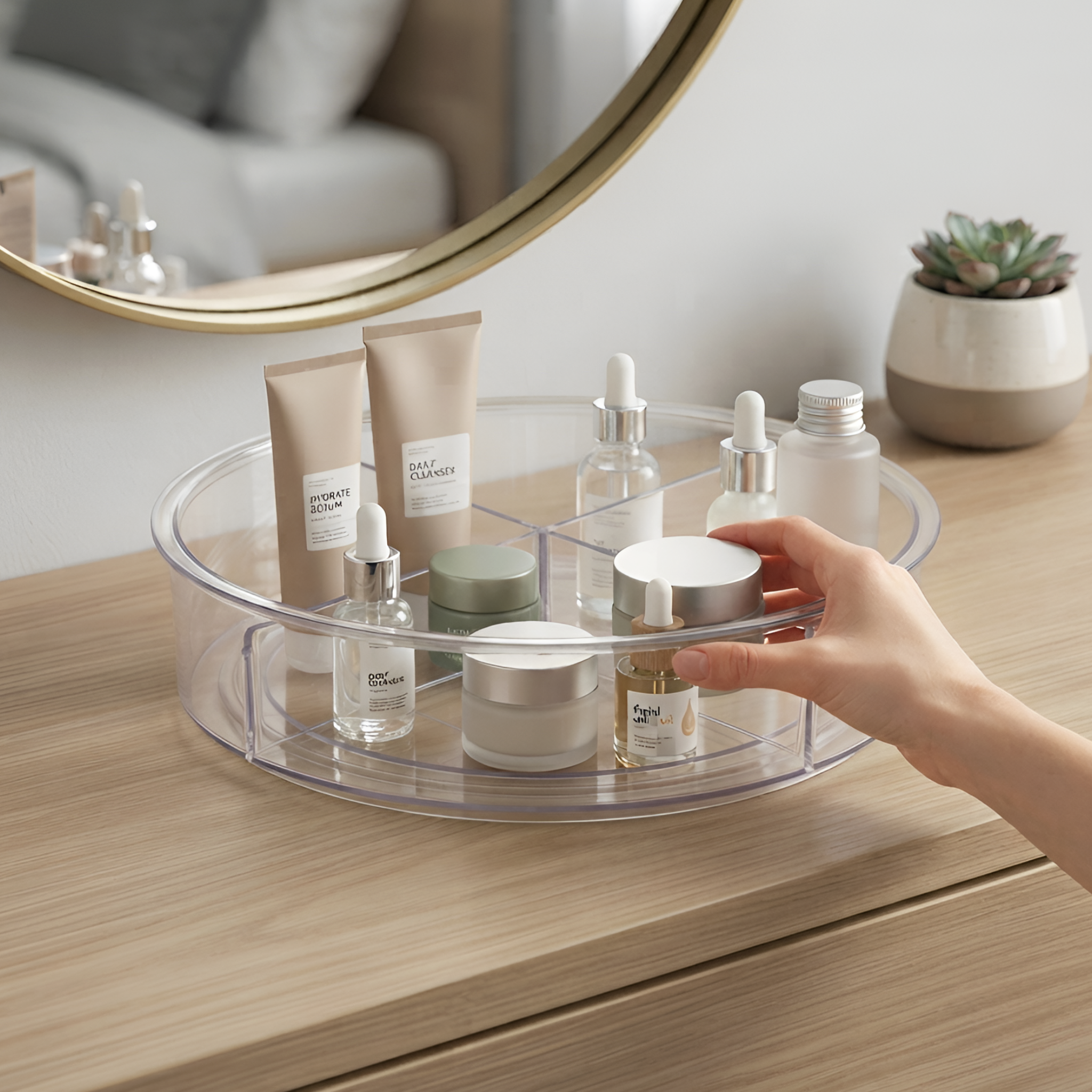 Lazy Susan Turntable Organiser- Tall