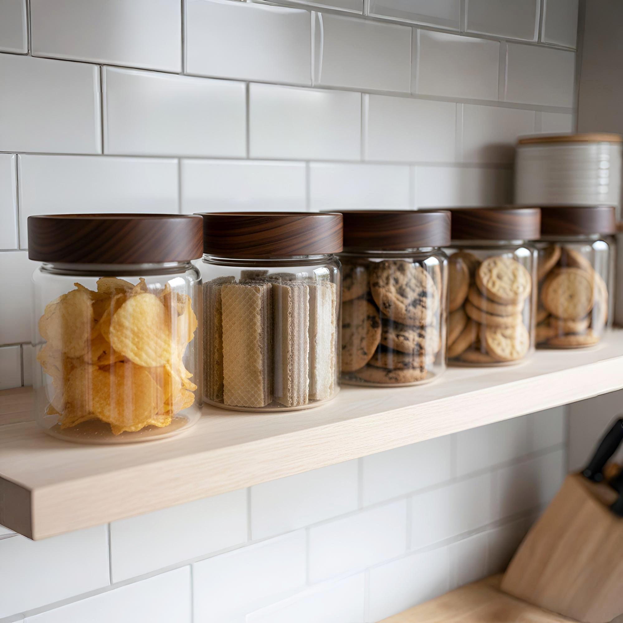 Borosilicate Glass Storage Jar 600ML