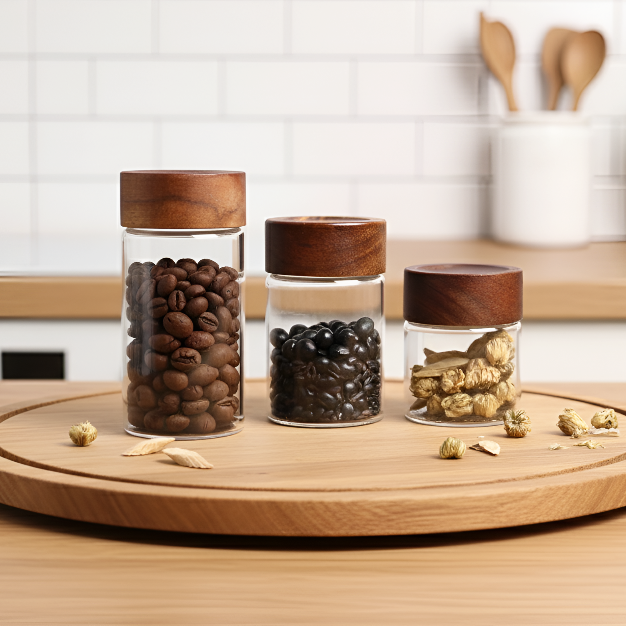 Borosilicate Glass Storage Jar 120ML