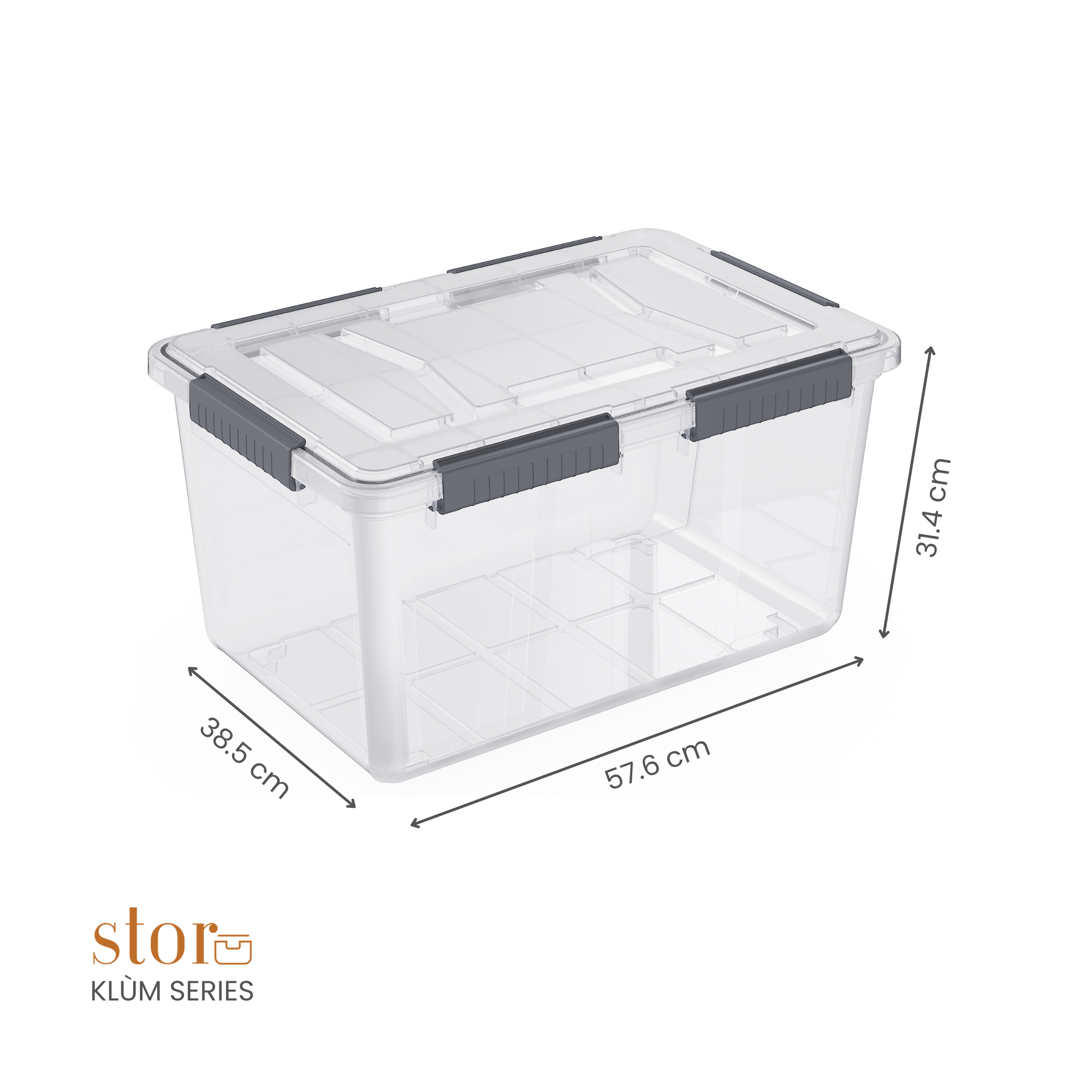 Stackable Storage Box with Lid- 50L