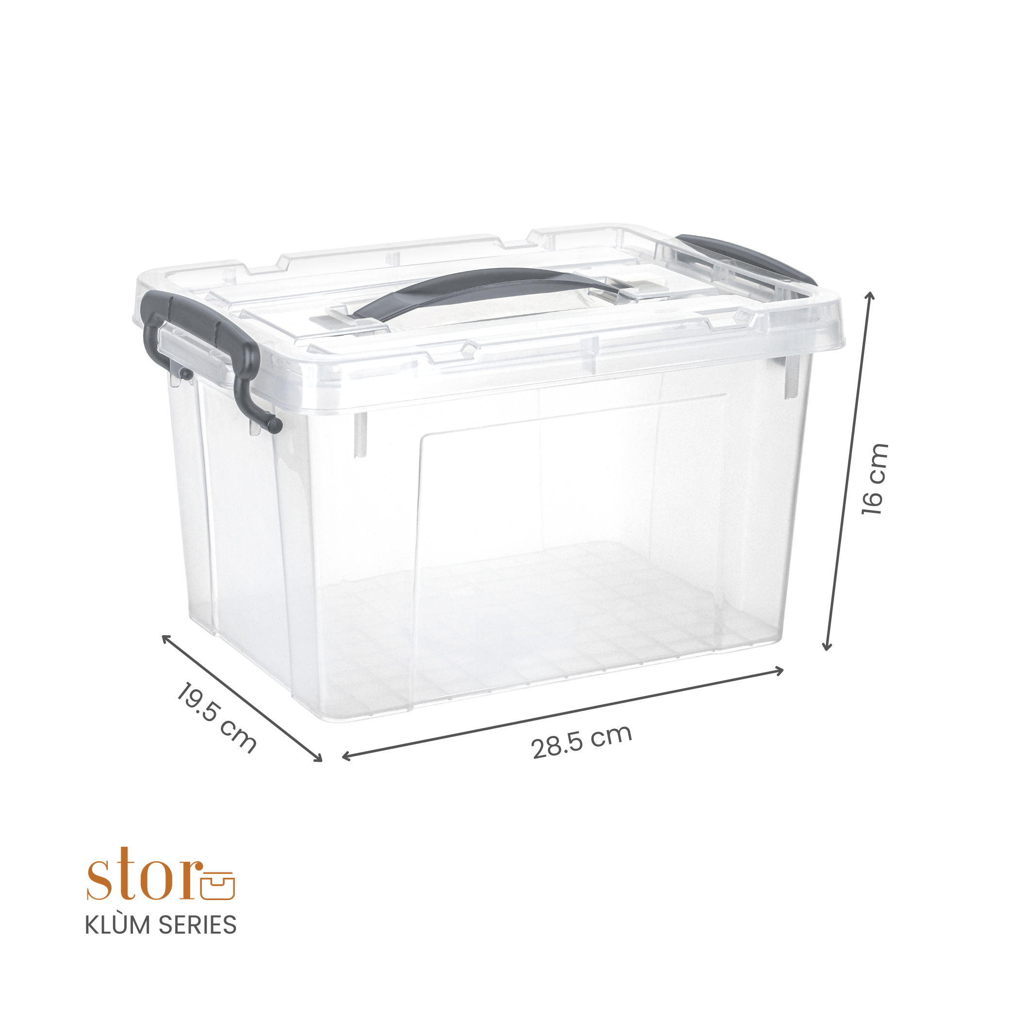 Stackable Storage Box with Lid- 5.6L
