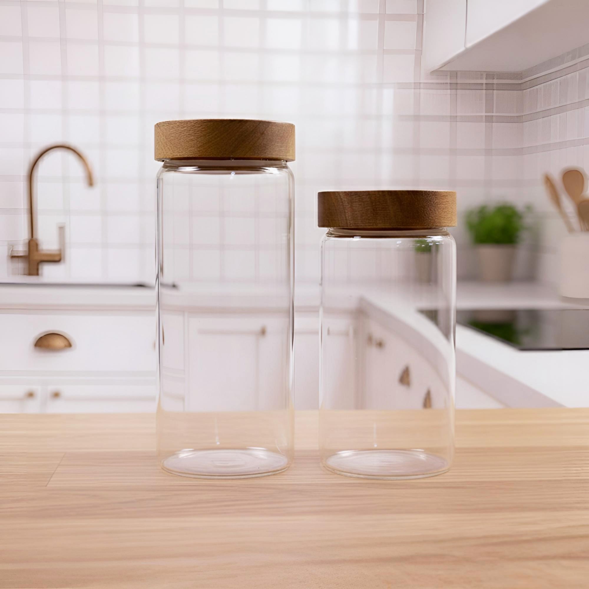 Borosilicate Glass Storage Jar 1200ML