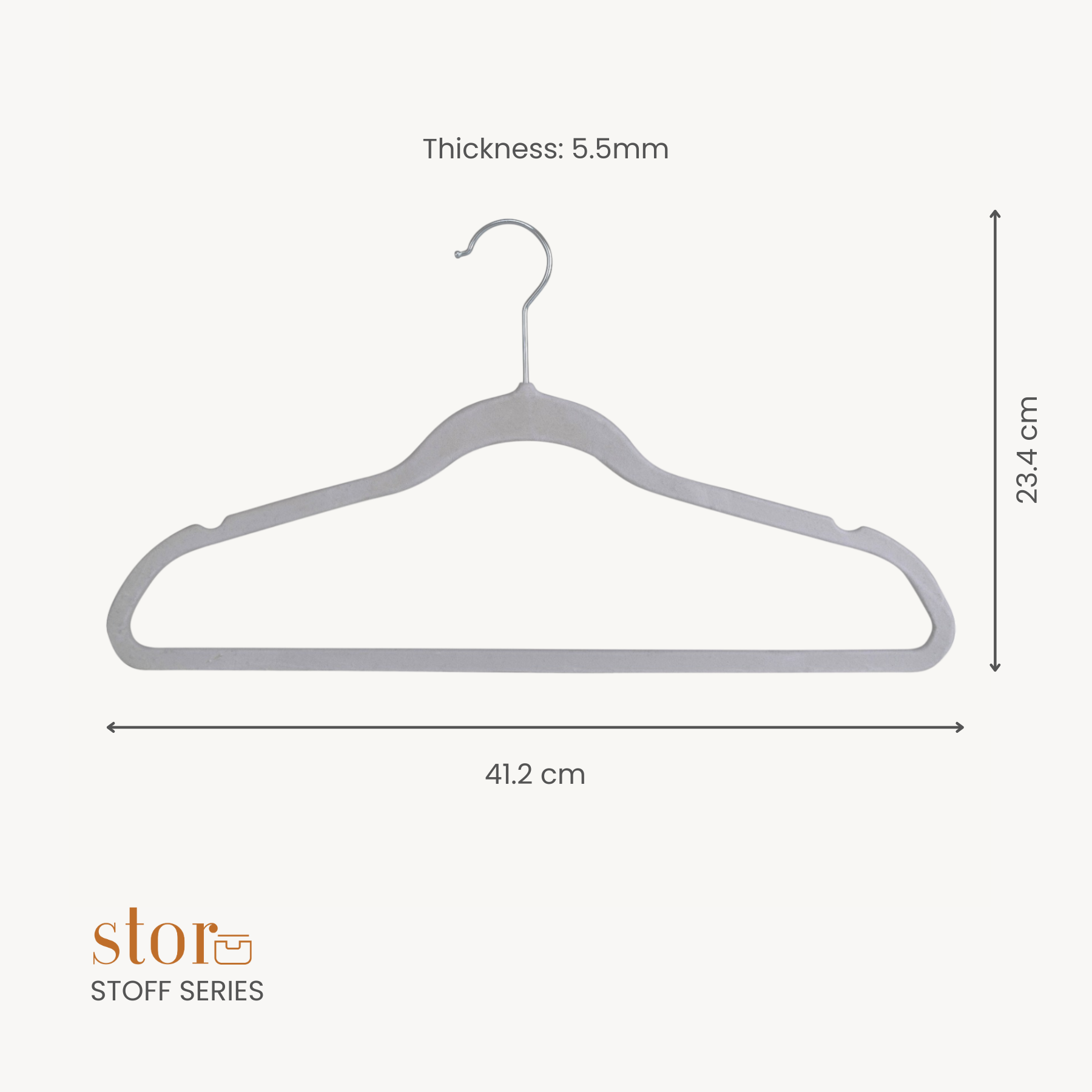 Soft velvet clothes hanger set