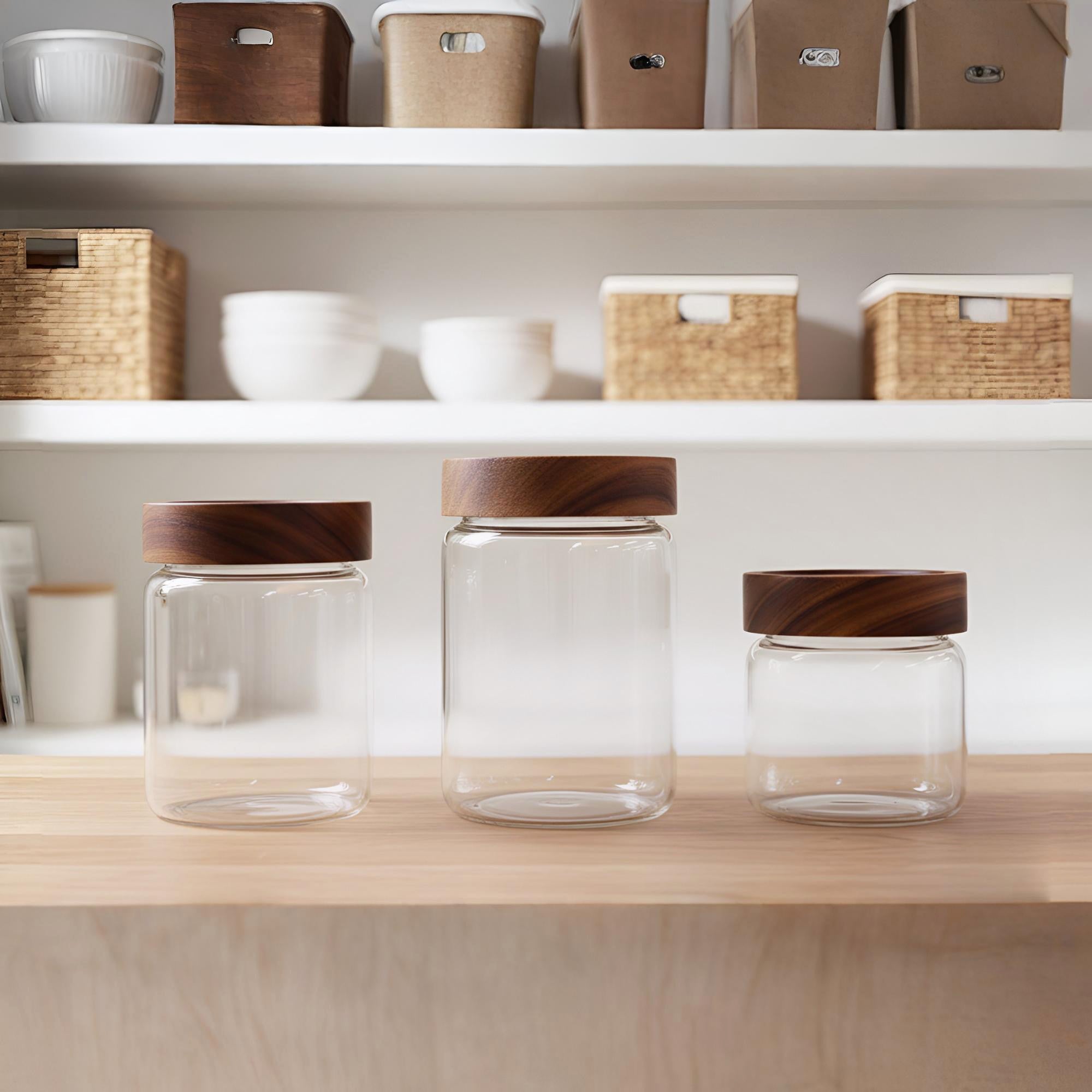 Borosilicate Glass Storage Jar 900ML