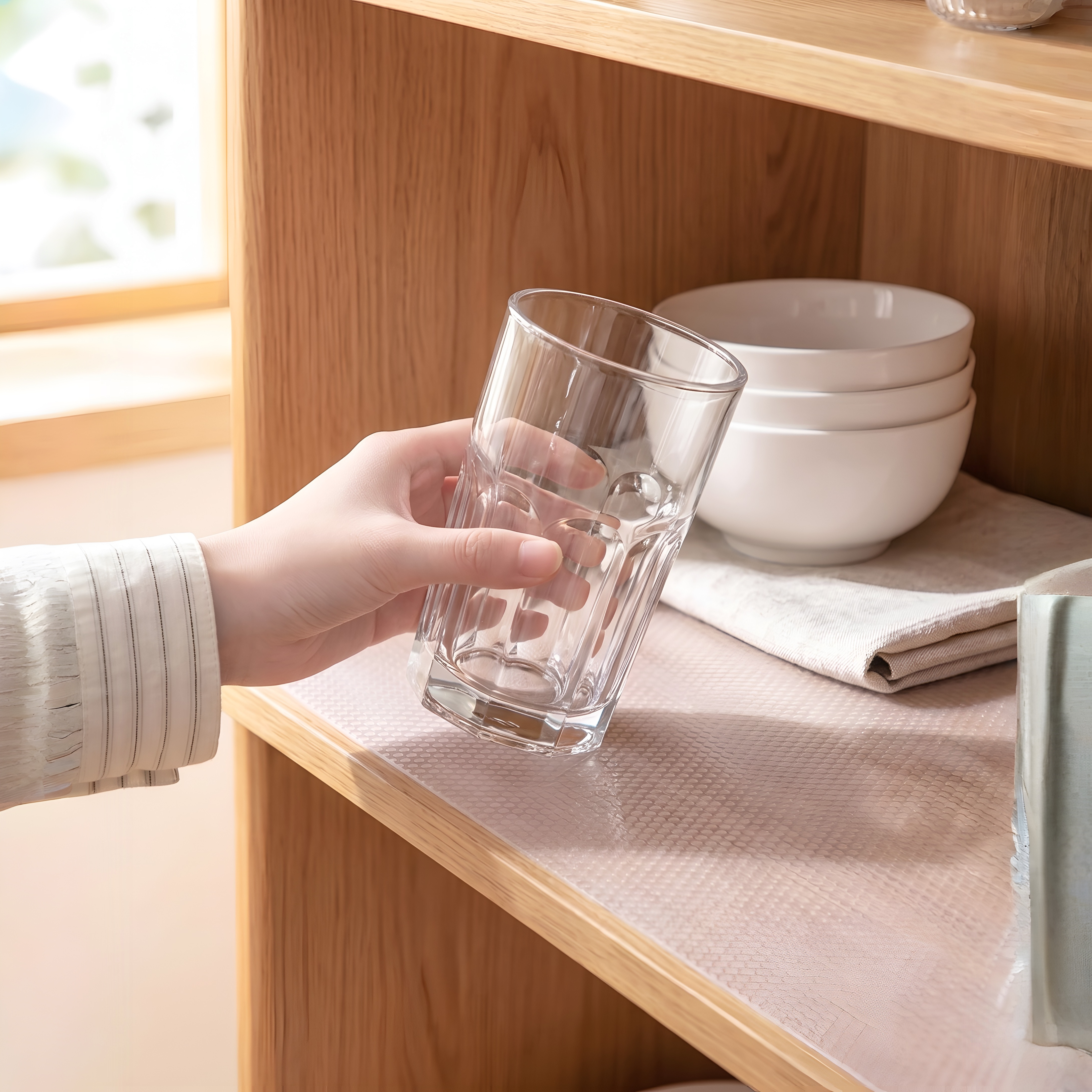 Dotted Anti-Slip Shelf Liner