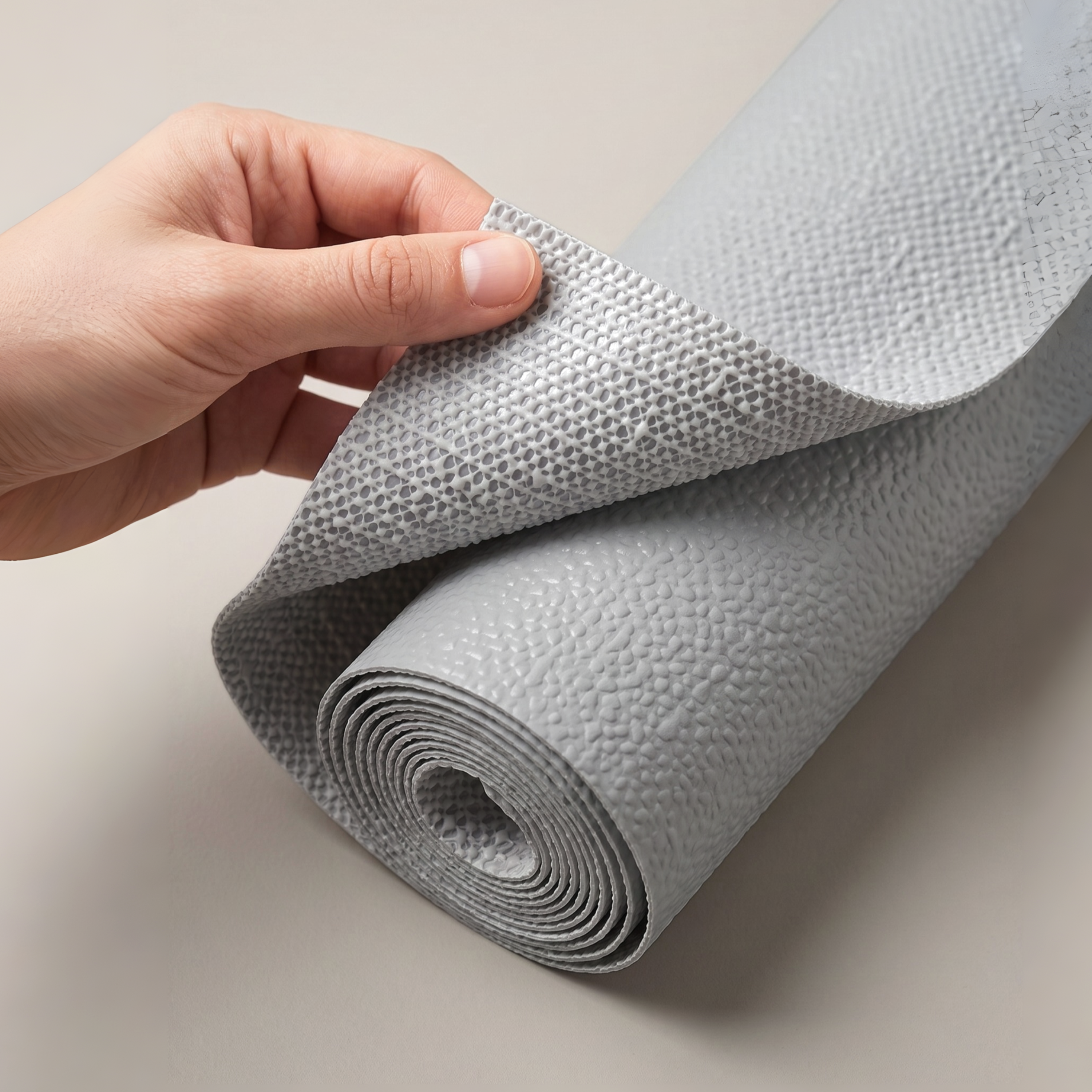 PVC Anti-Slip Shelf Liner- Gray