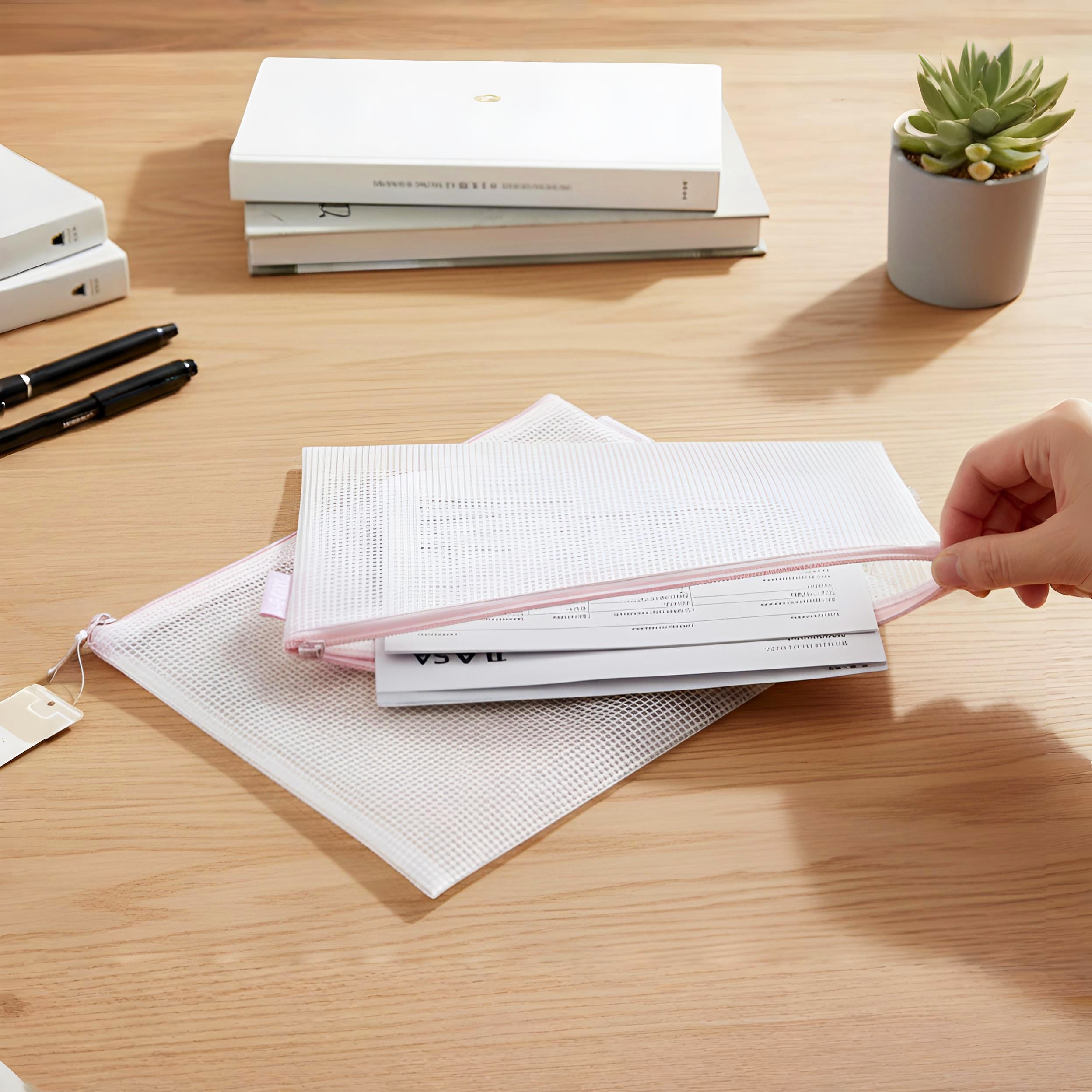 Casus Document Pouch- Blush Pink