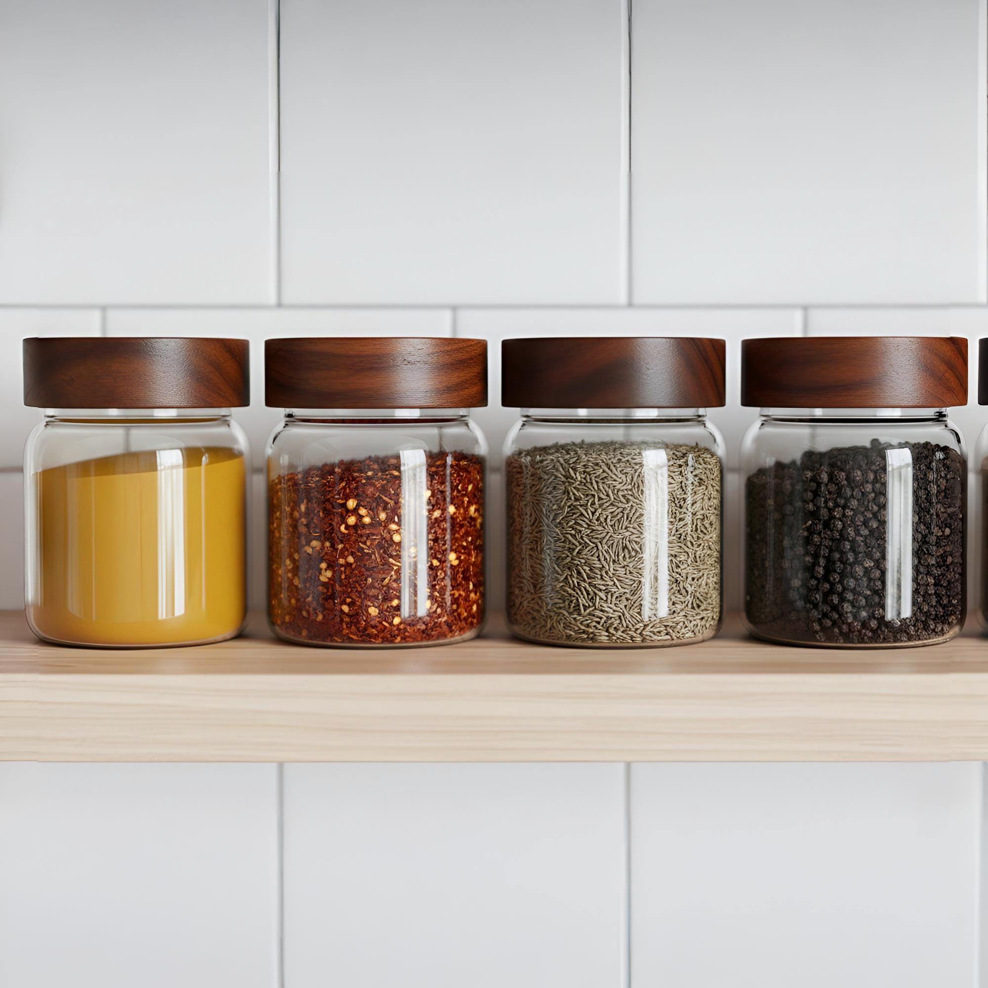 Borosilicate Glass Storage Jar 300ML