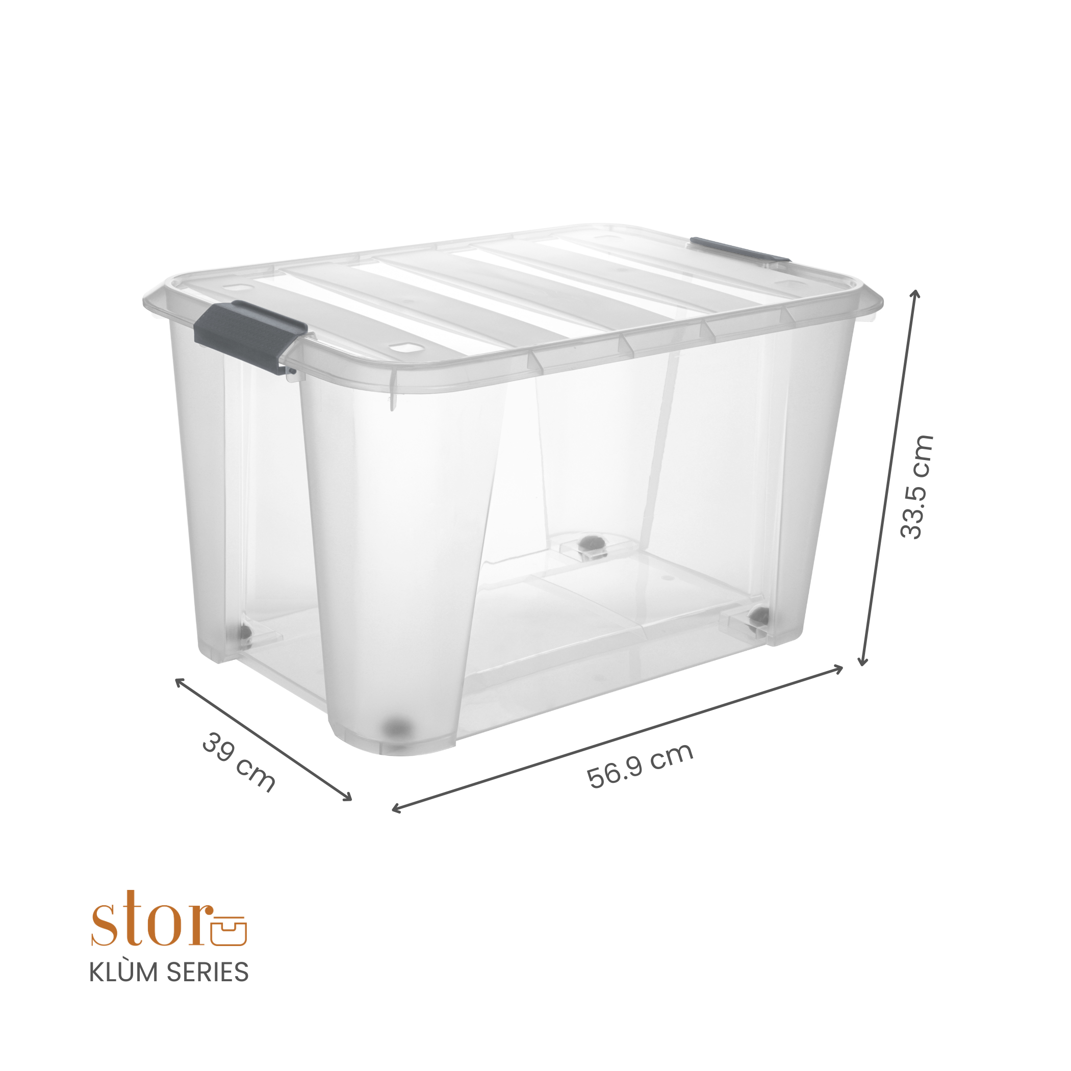 Stackable Storage Box with Lid- 52L