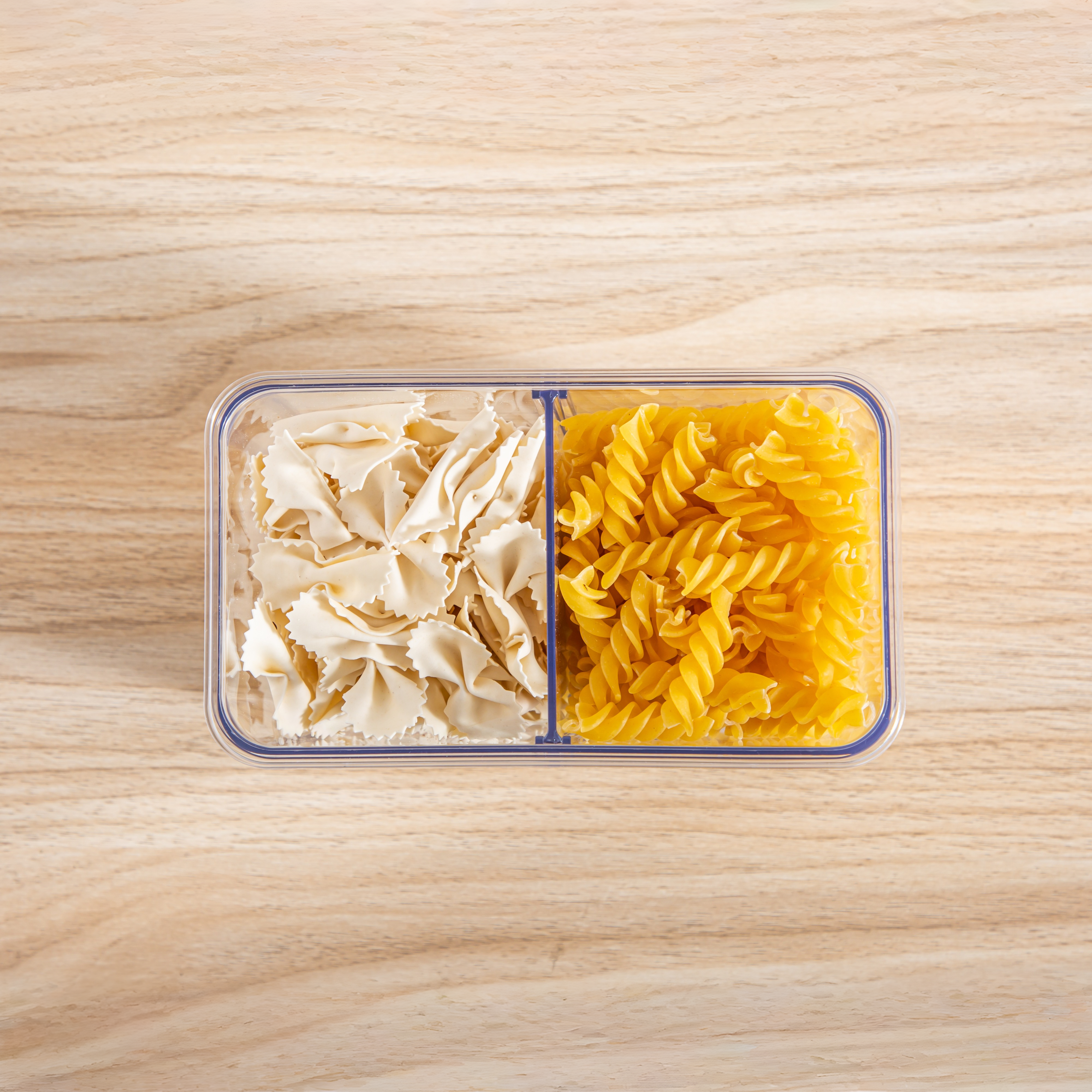 Dual Compartment Dry Food Storage Container- 3.2L