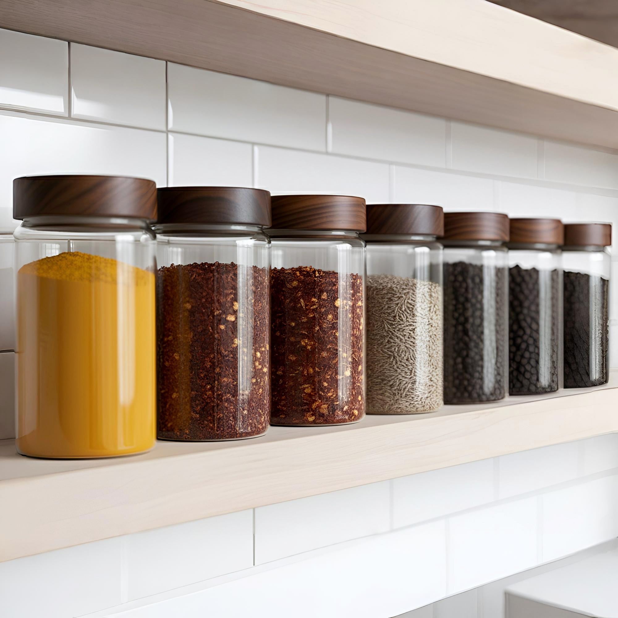 Borosilicate Glass Storage Jar 1200ML