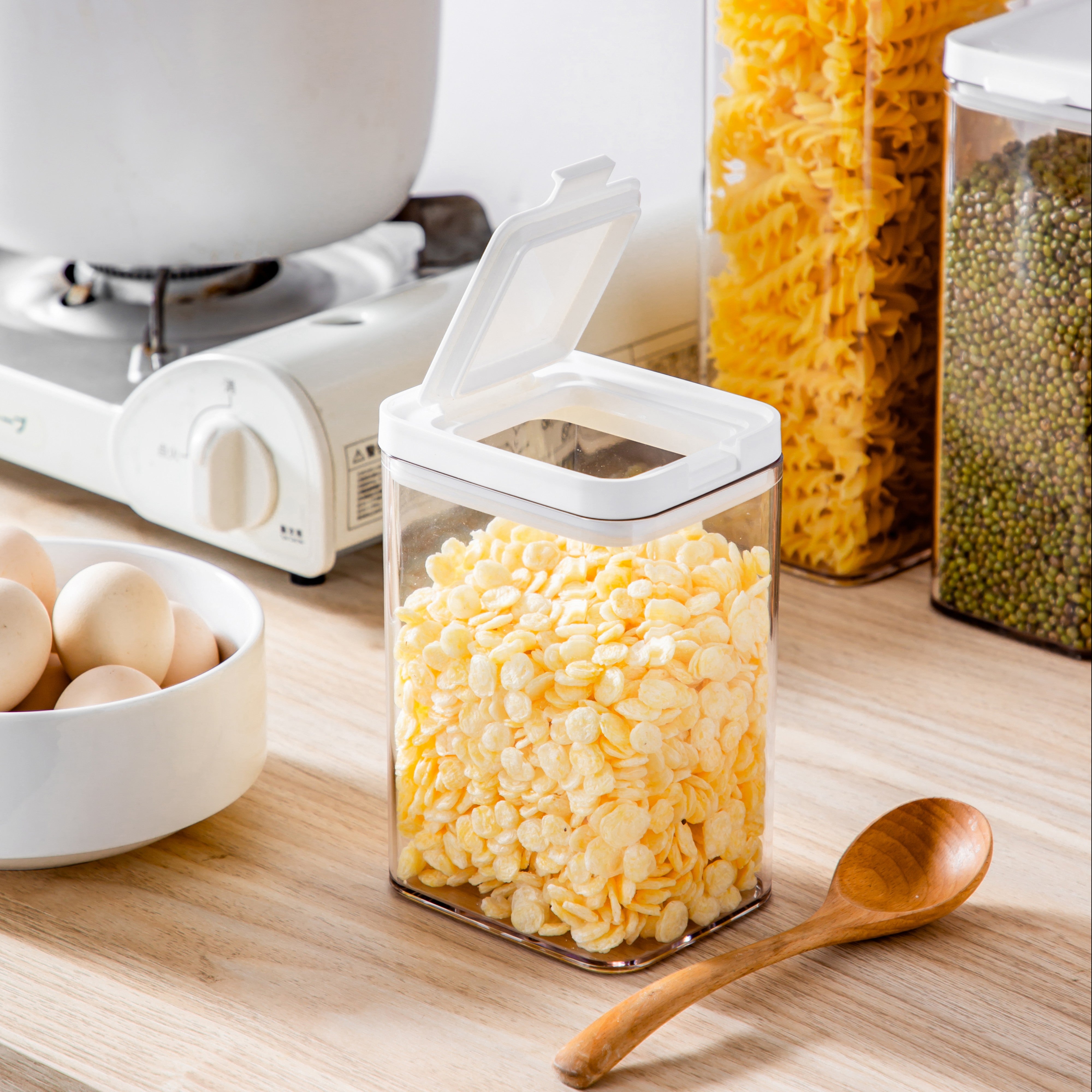 Flip-Lid Dry Food Storage Container- 2L