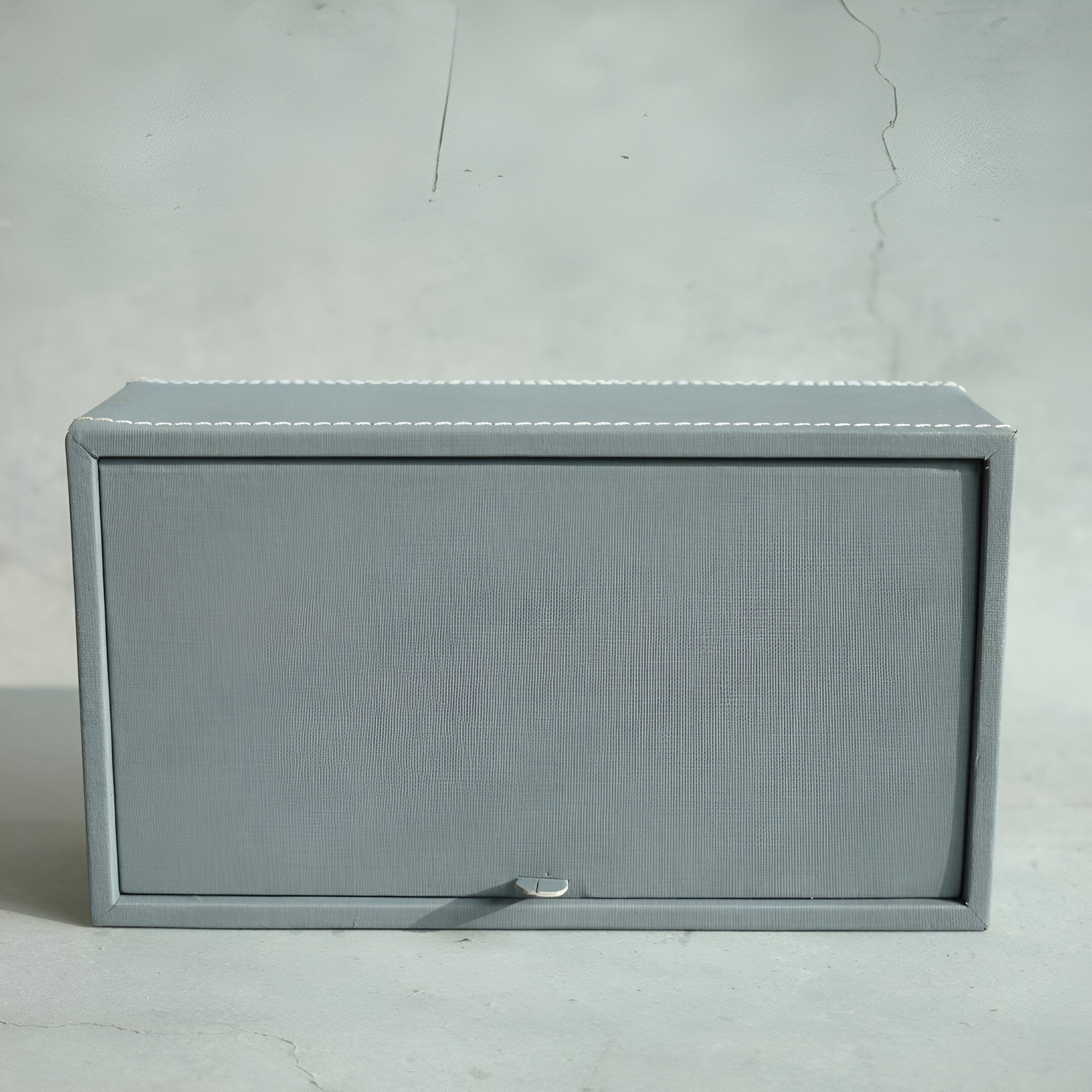 Powder Blue PU Leather Tissue Box - Rectangle