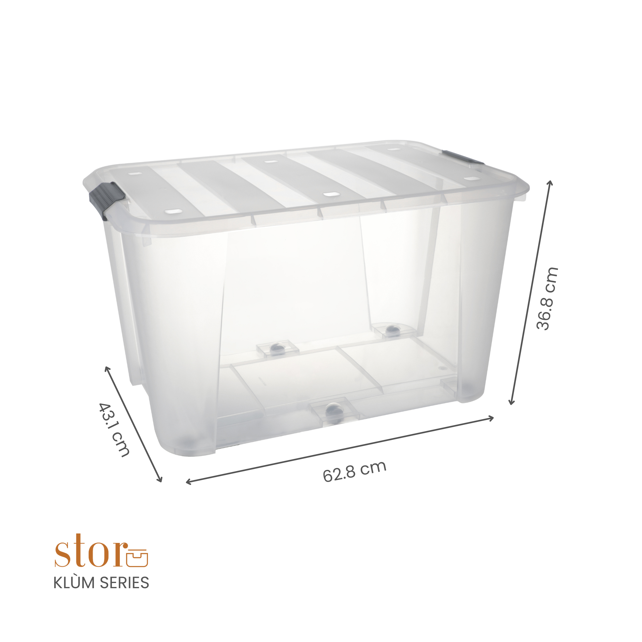 Stackable Storage Box with Lid- 70L