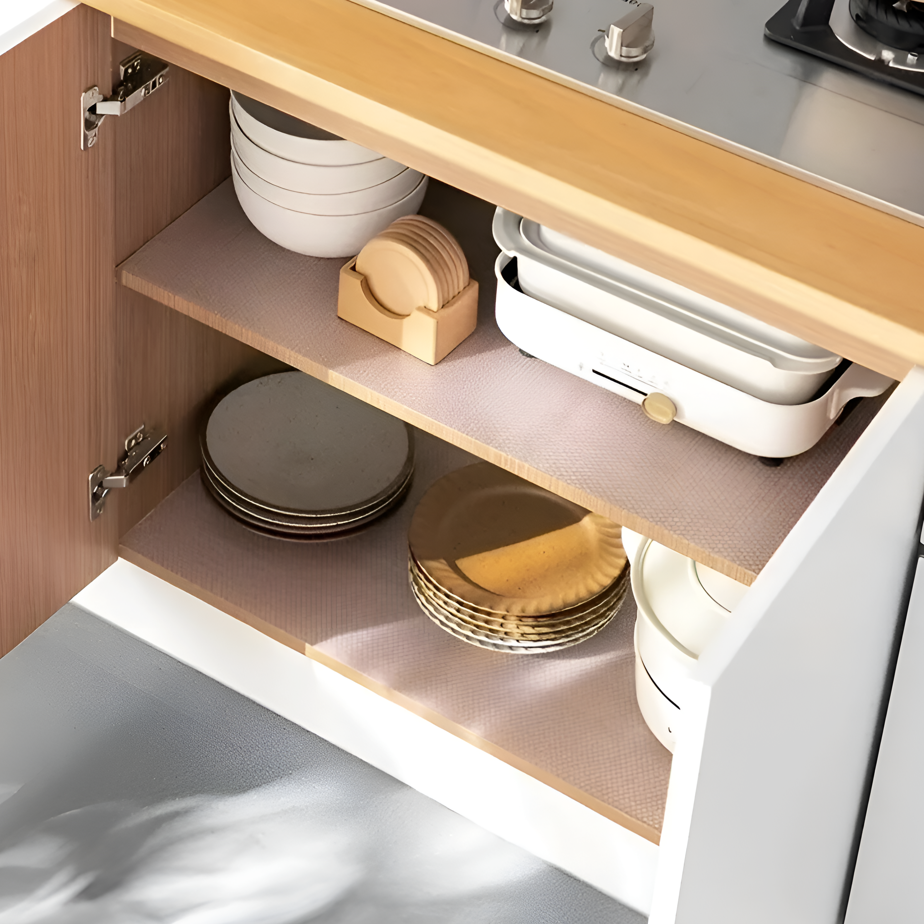 Dotted Anti-Slip Shelf Liner