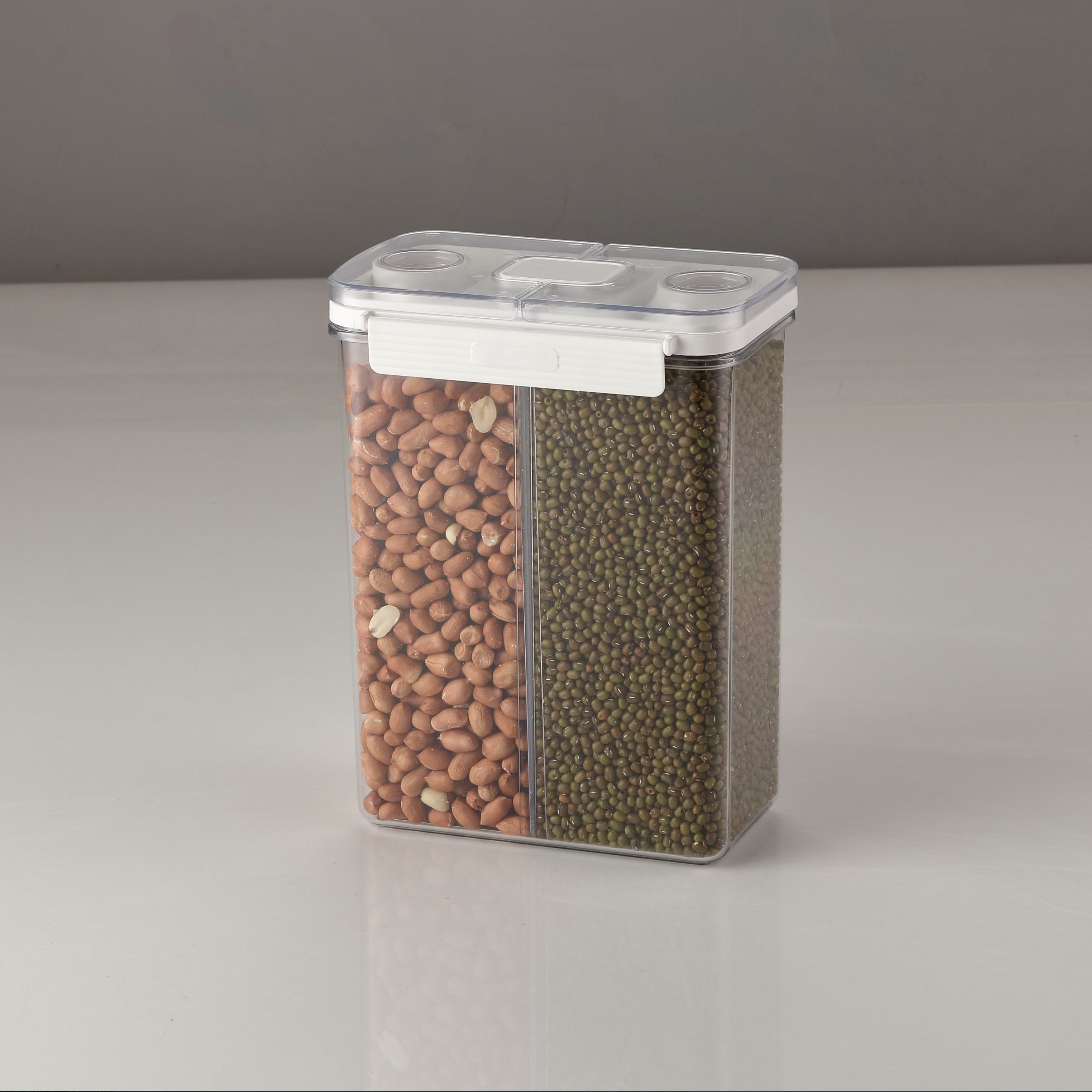Dual Compartment Dry Food Storage Container- 4.5L