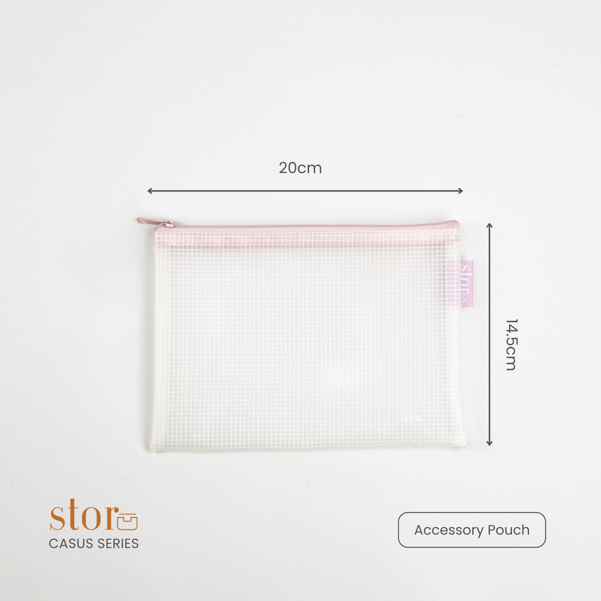 Casus Accessory Pouch- Blush Pink