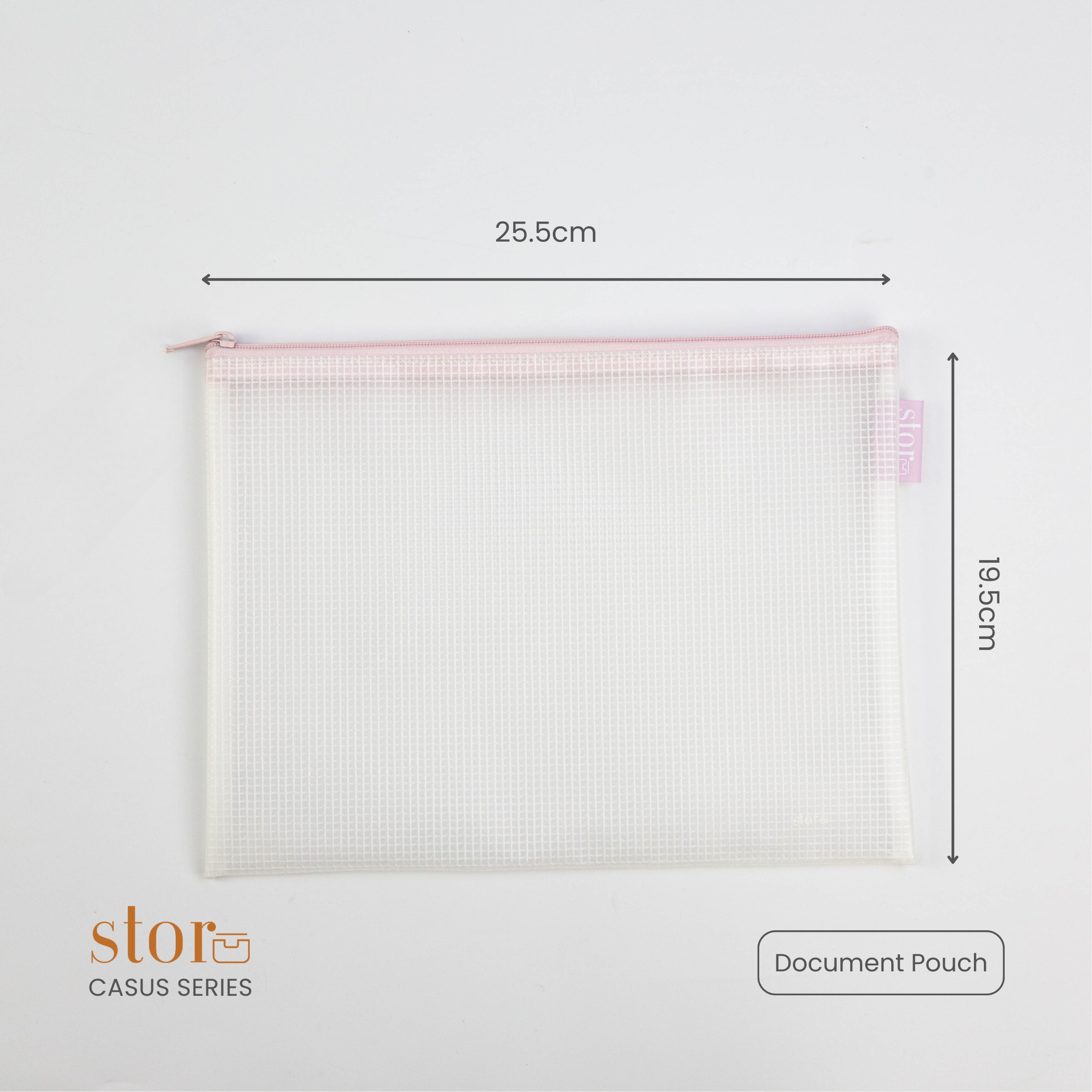 Casus Document Pouch- Blush Pink