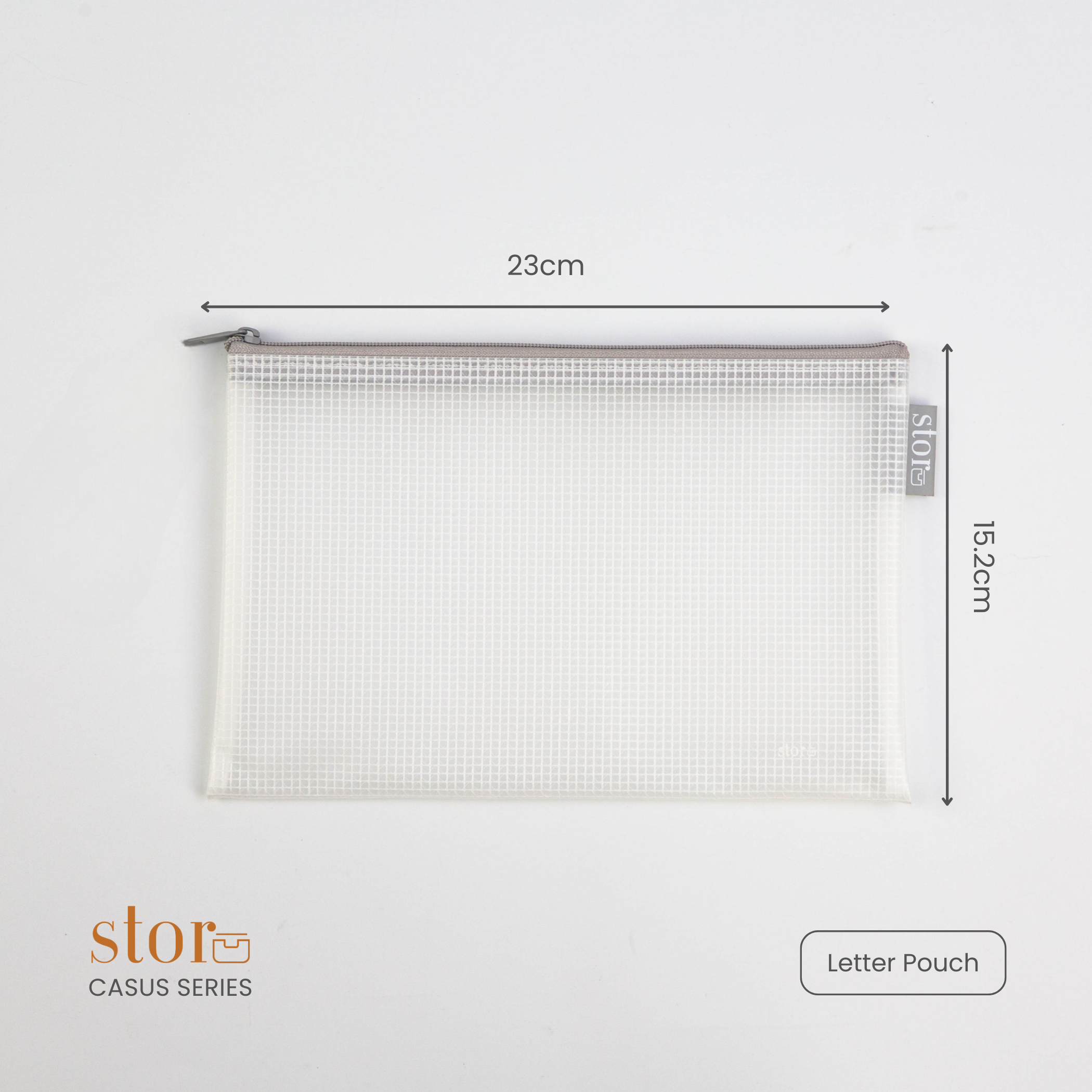 Casus Letter Pouch- Ash Gray