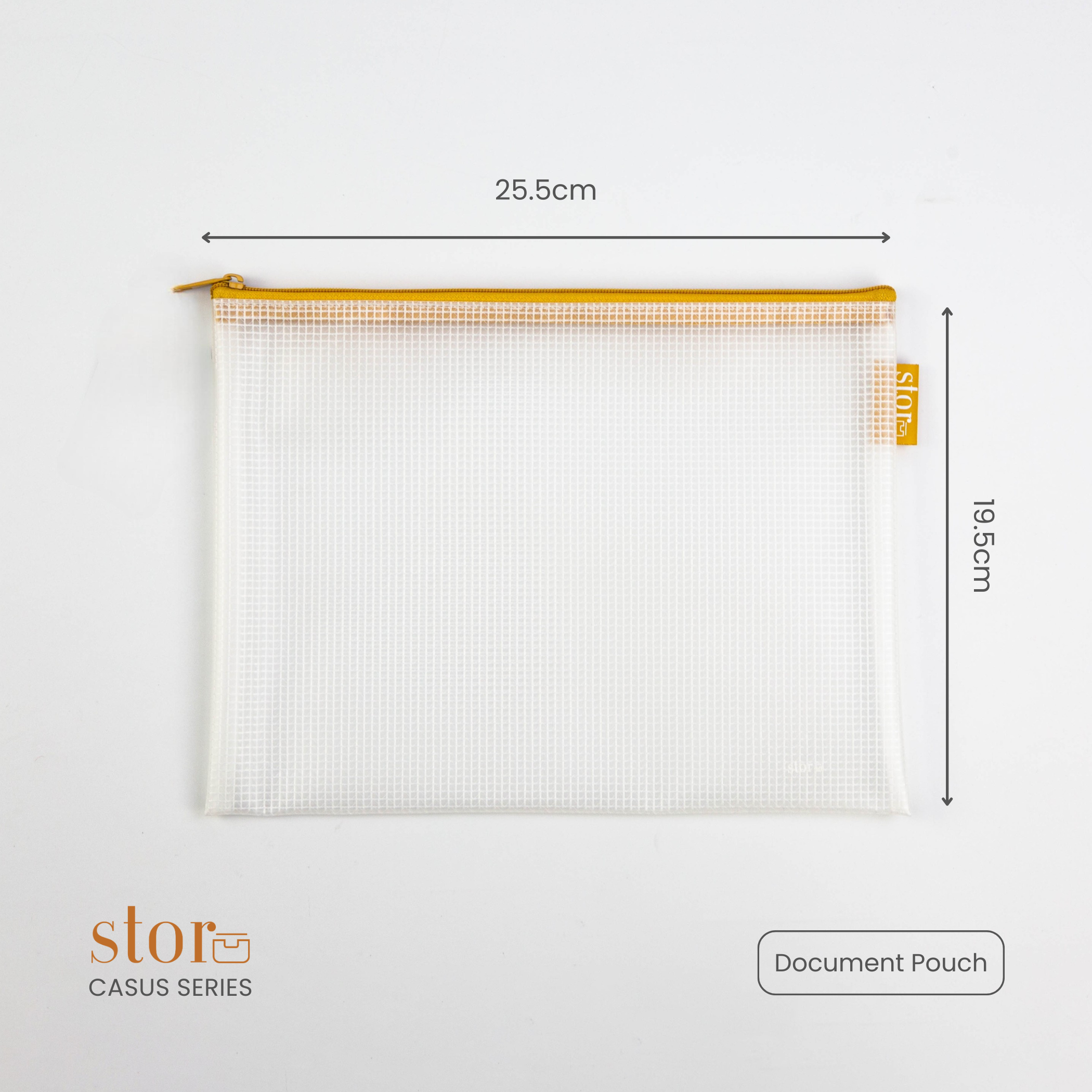 Casus Document Pouch- Mustard Yellow