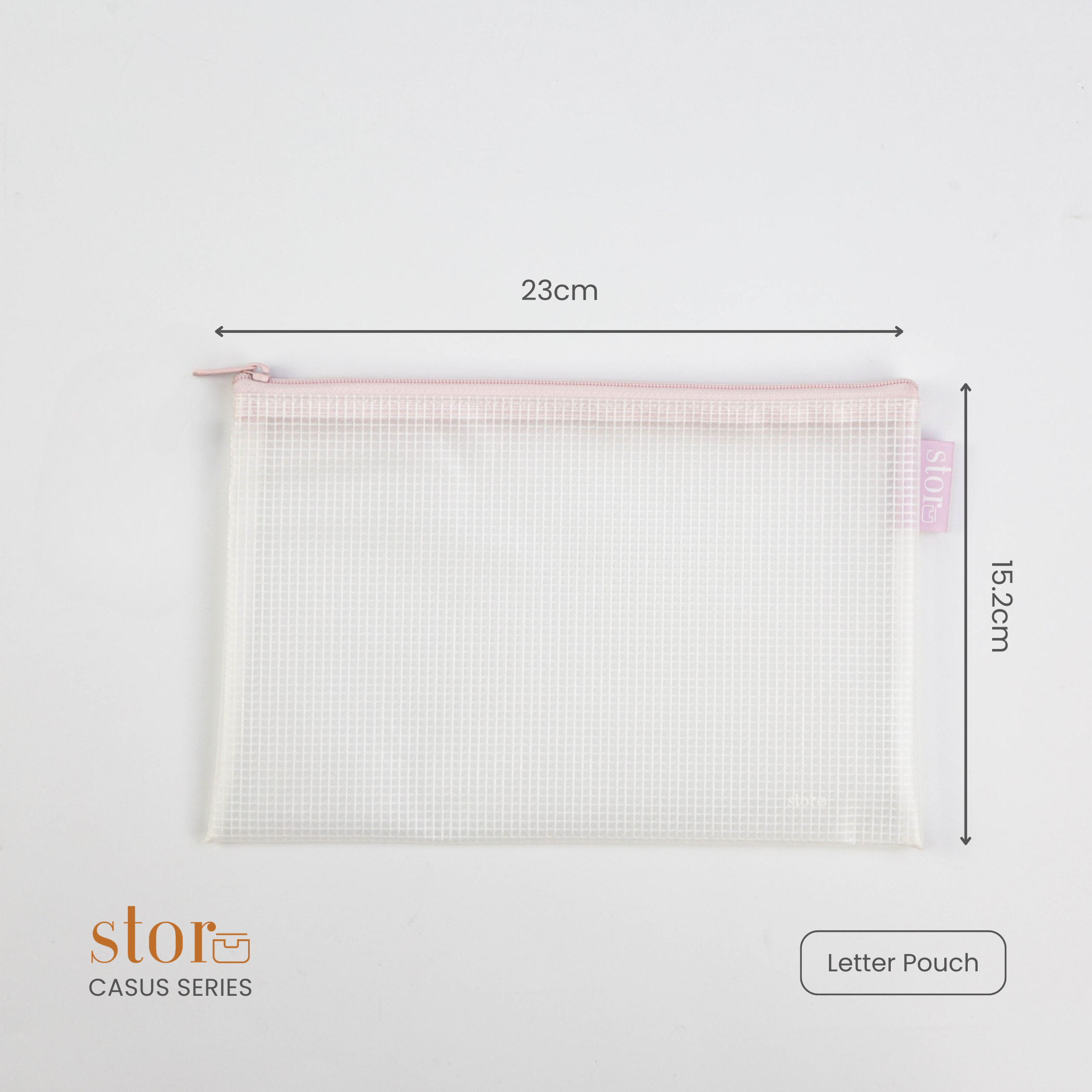 Casus Letter Pouch- Blush Pink