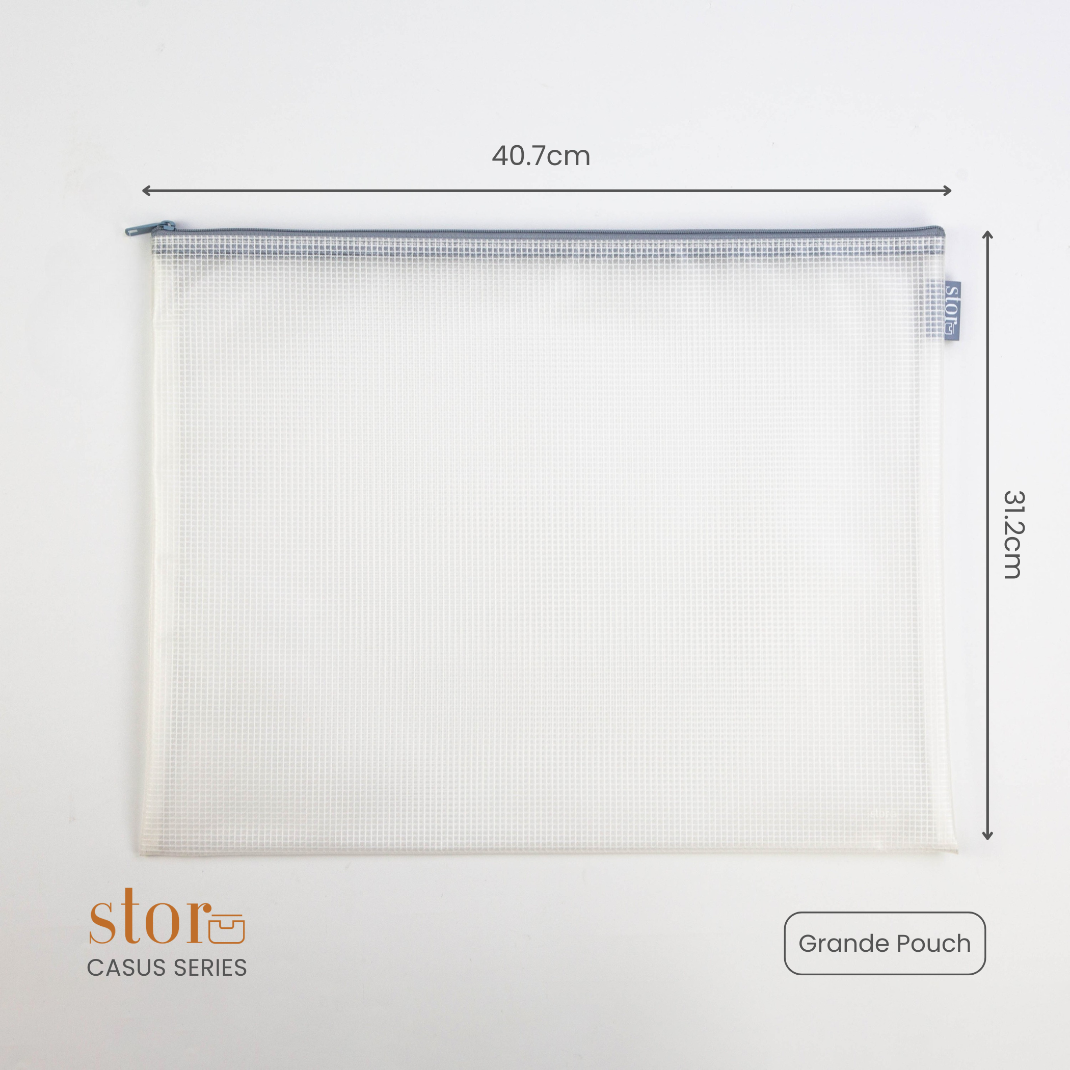 Casus Grande Pouch- Dusty Blue