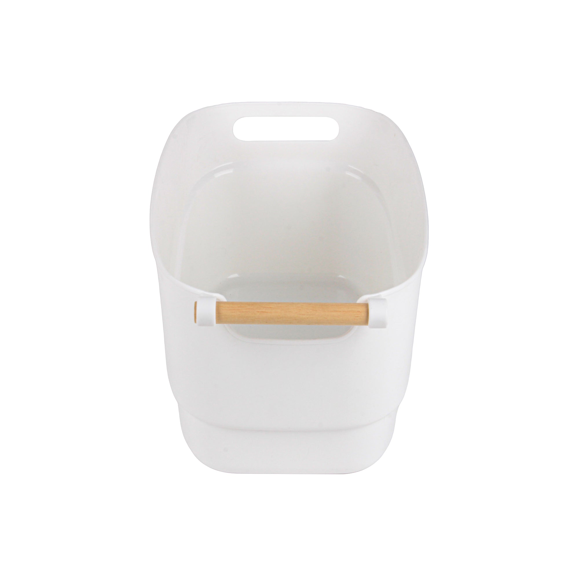 Storage Bin with Wooden Handle- 8L