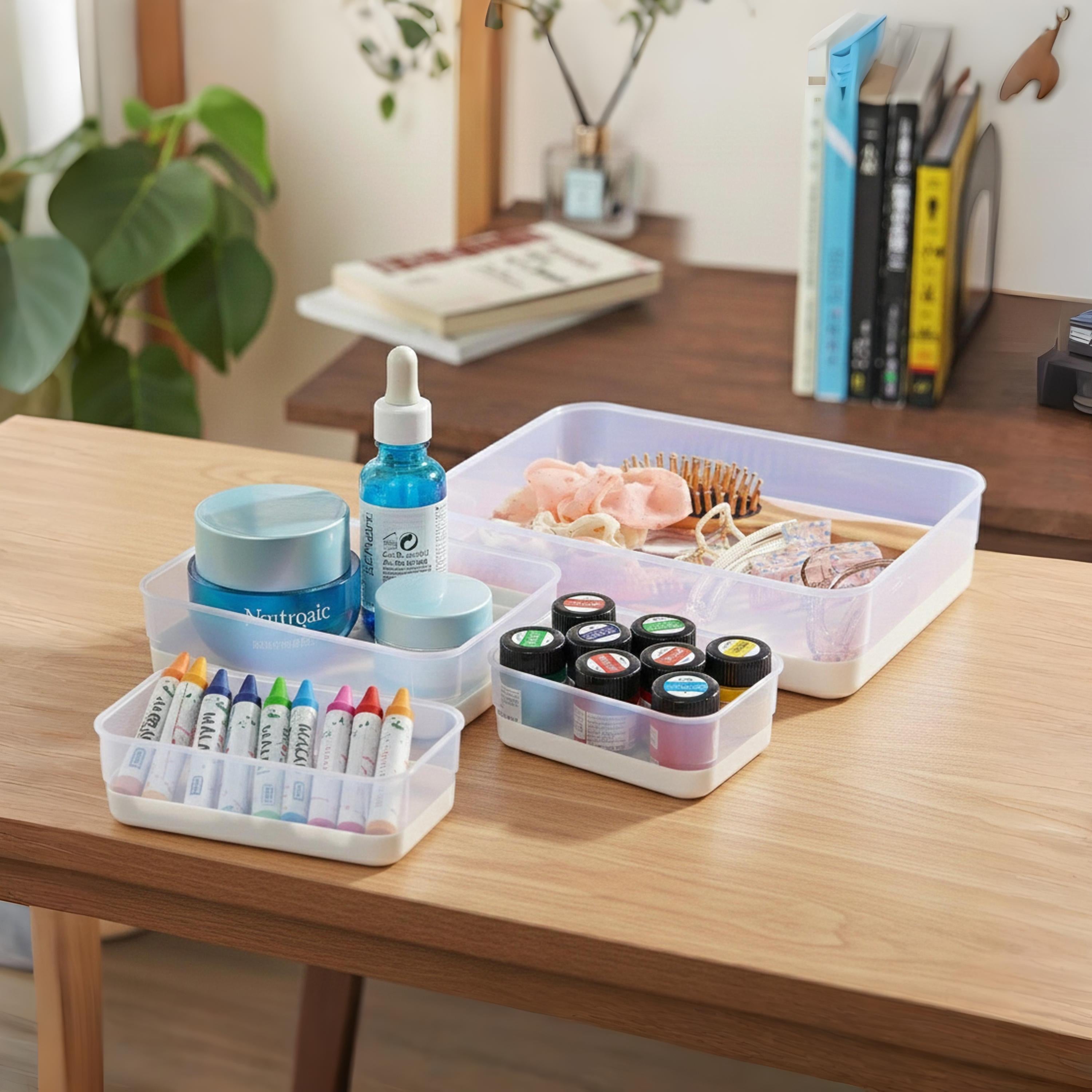 Modular Storage Organiser- Ecru White